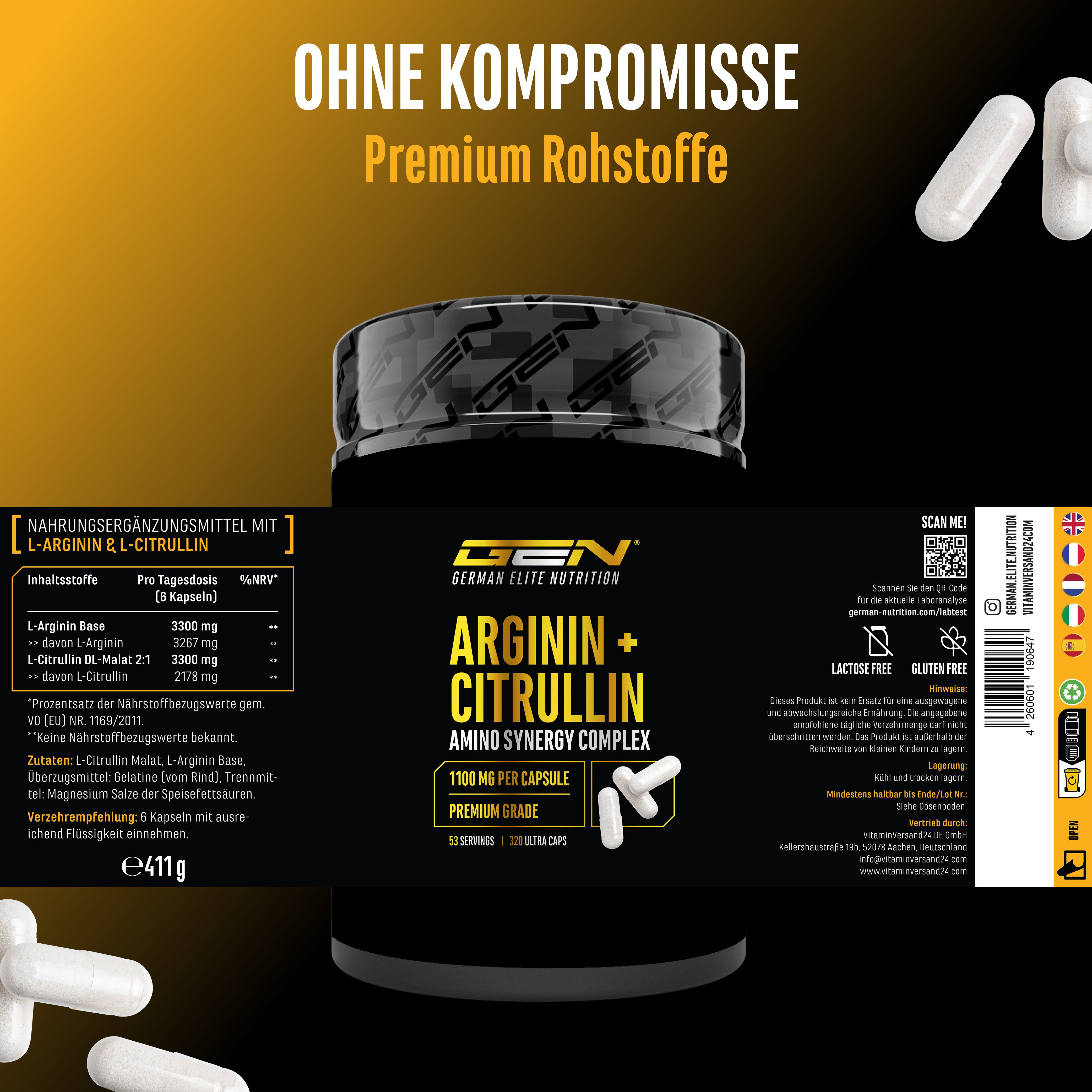 L-Arginine + L-Citrulline