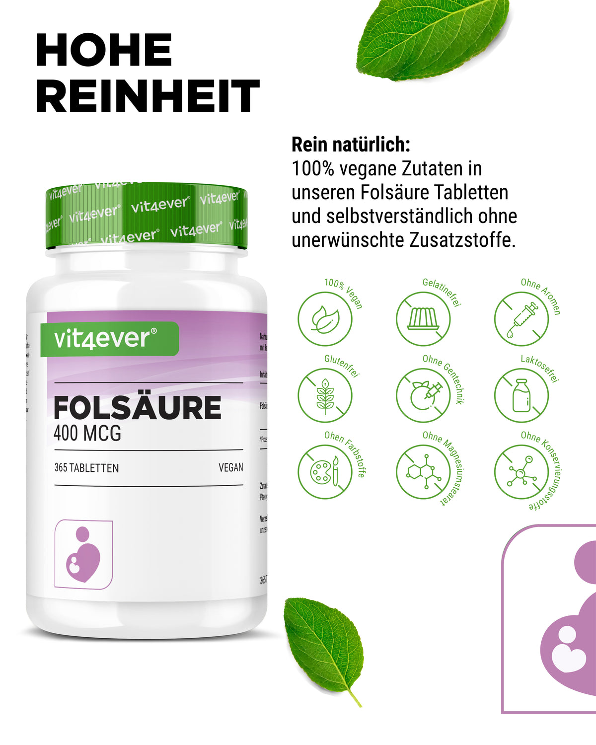 Acide folique - 400 mcg