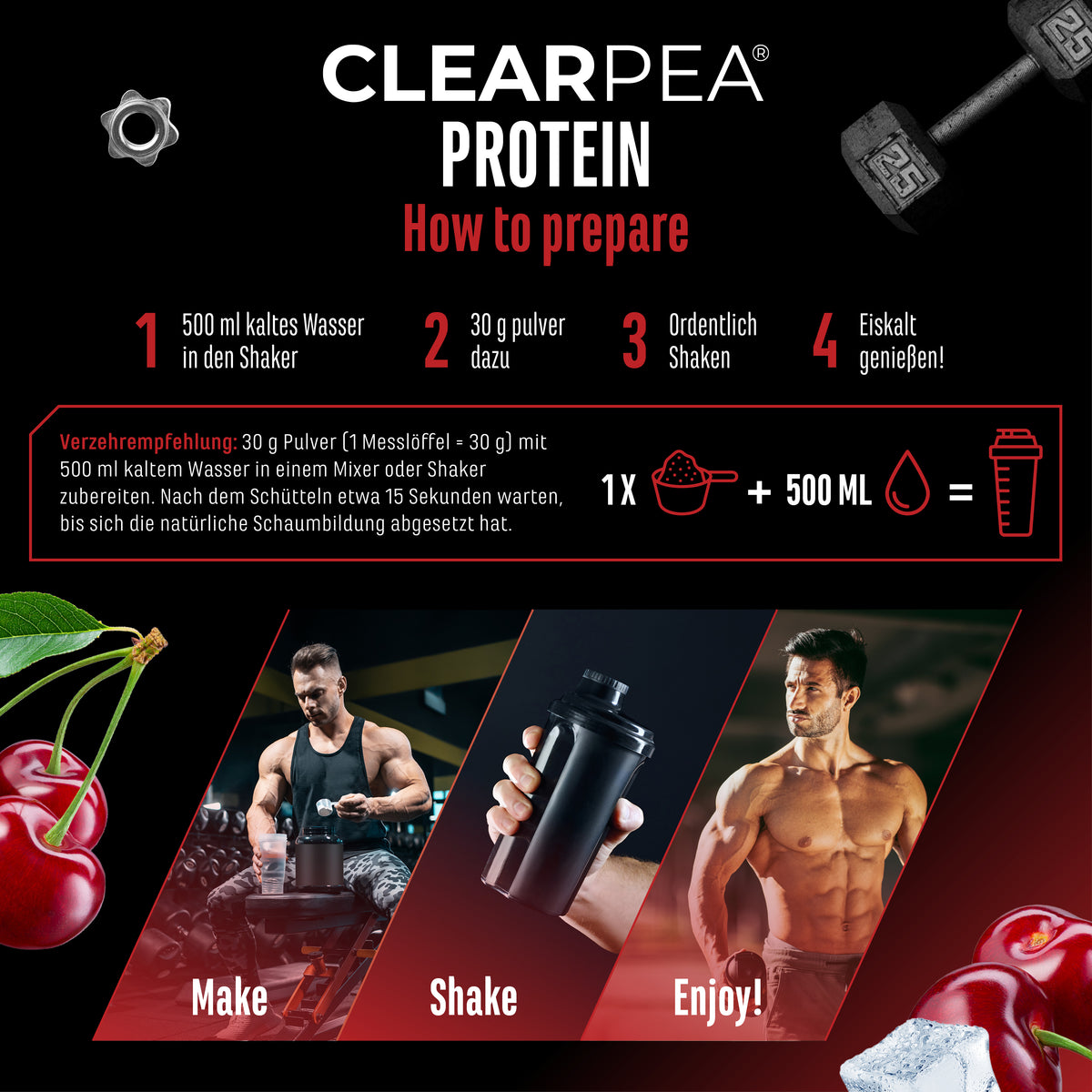 ClearPea® - Vegan Clear Protein - Cola, 454 g