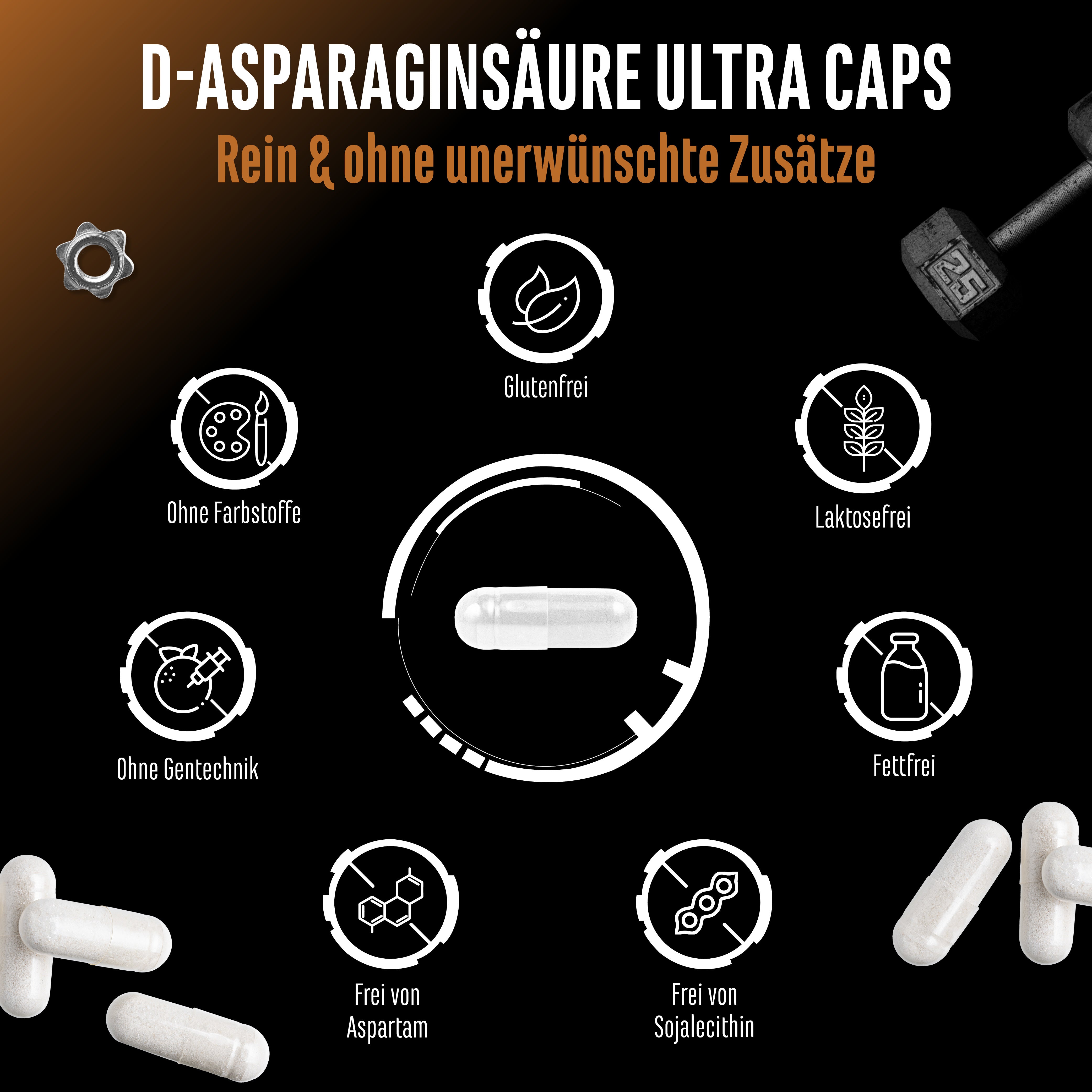 Capsule di acido D-aspartico