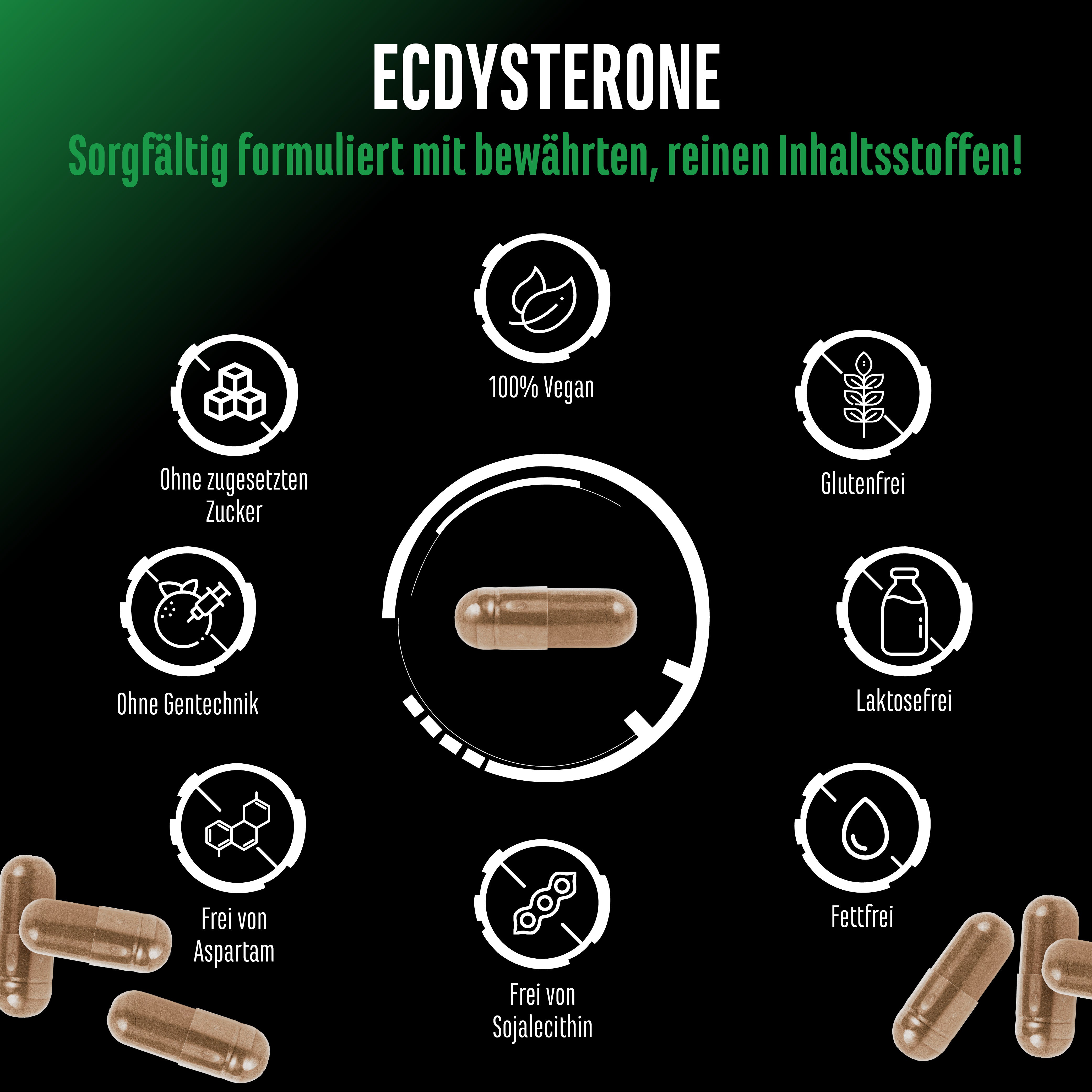 Ecdisterone - 450 mg, 60 capsule
