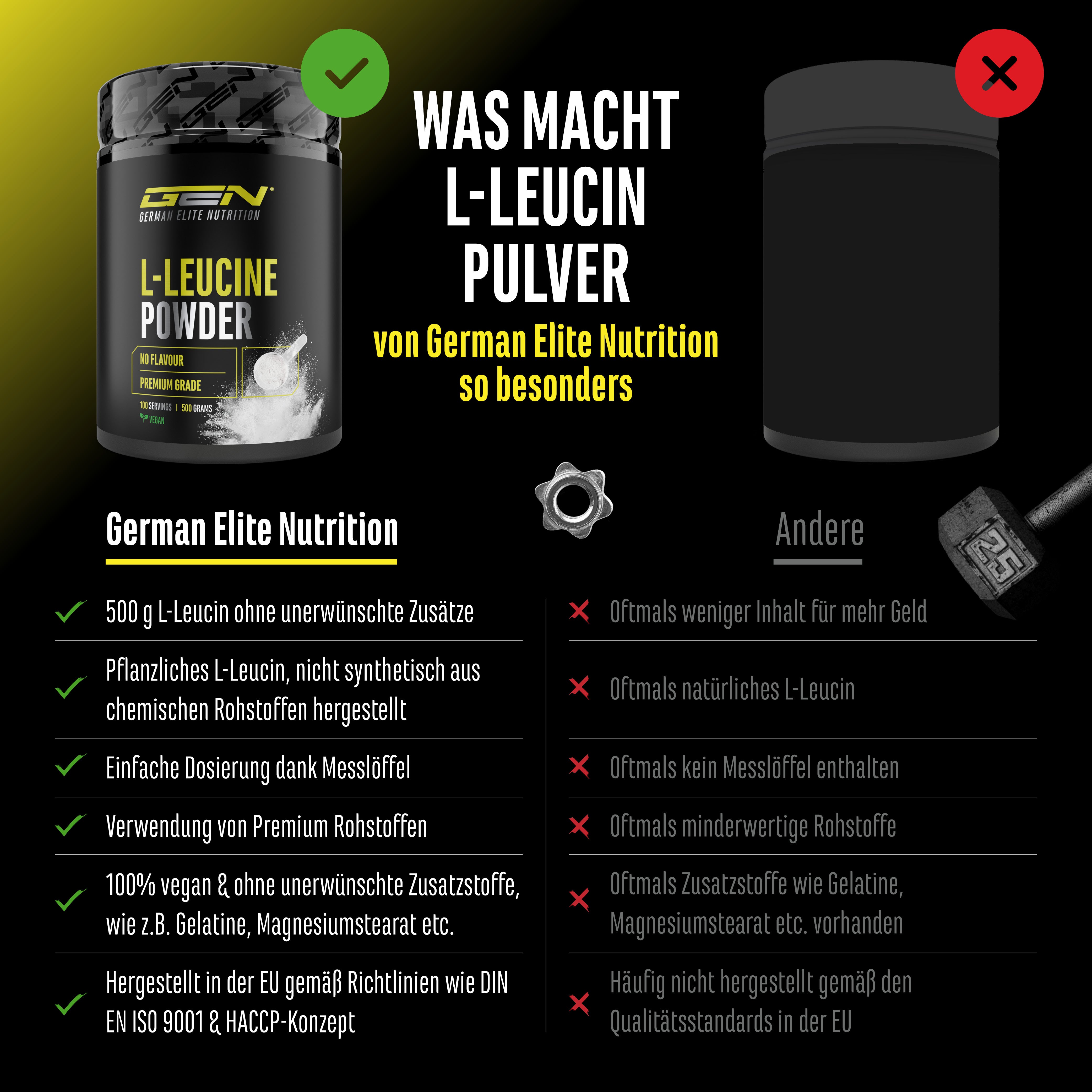 L-Leucin Pulver