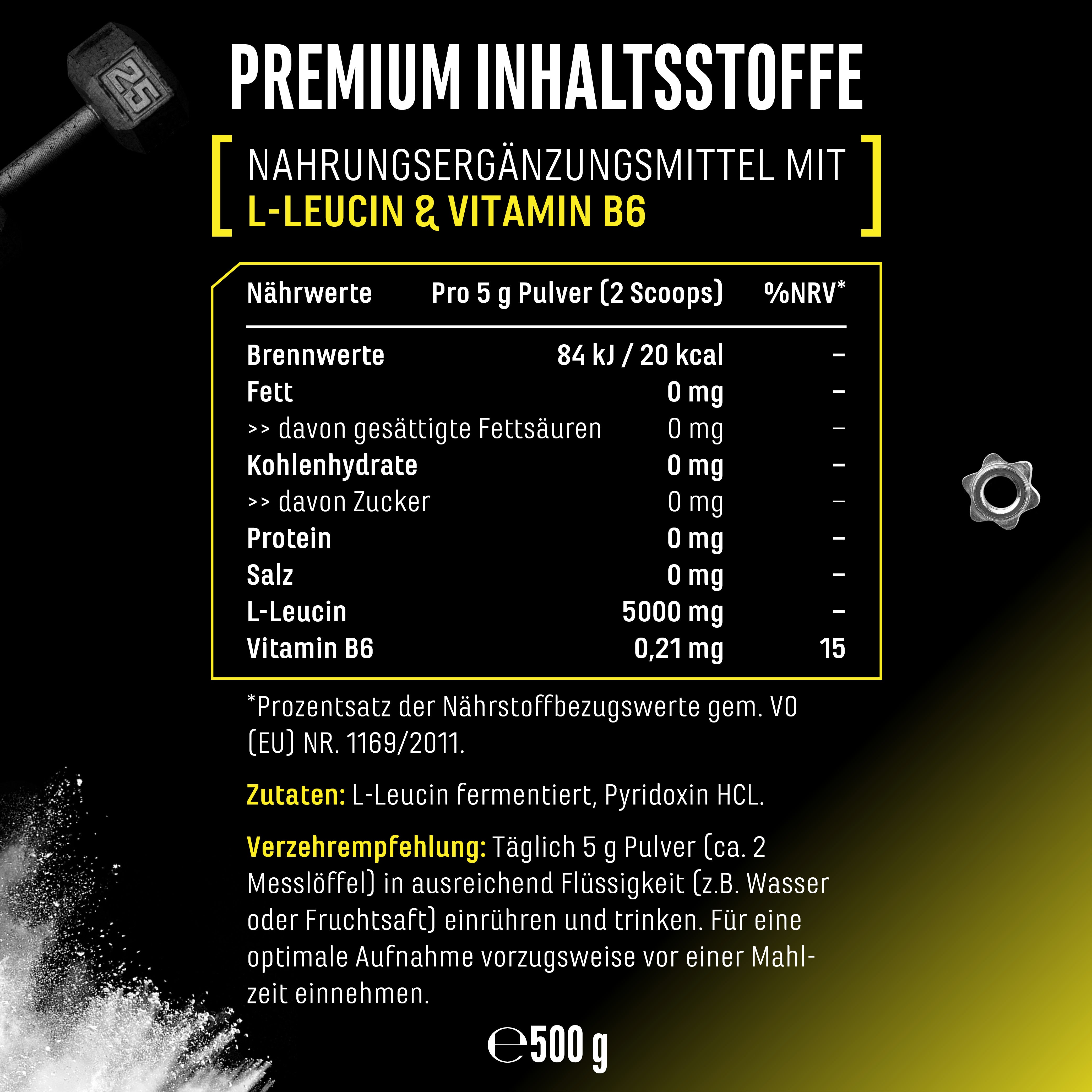 L-Leucin Pulver