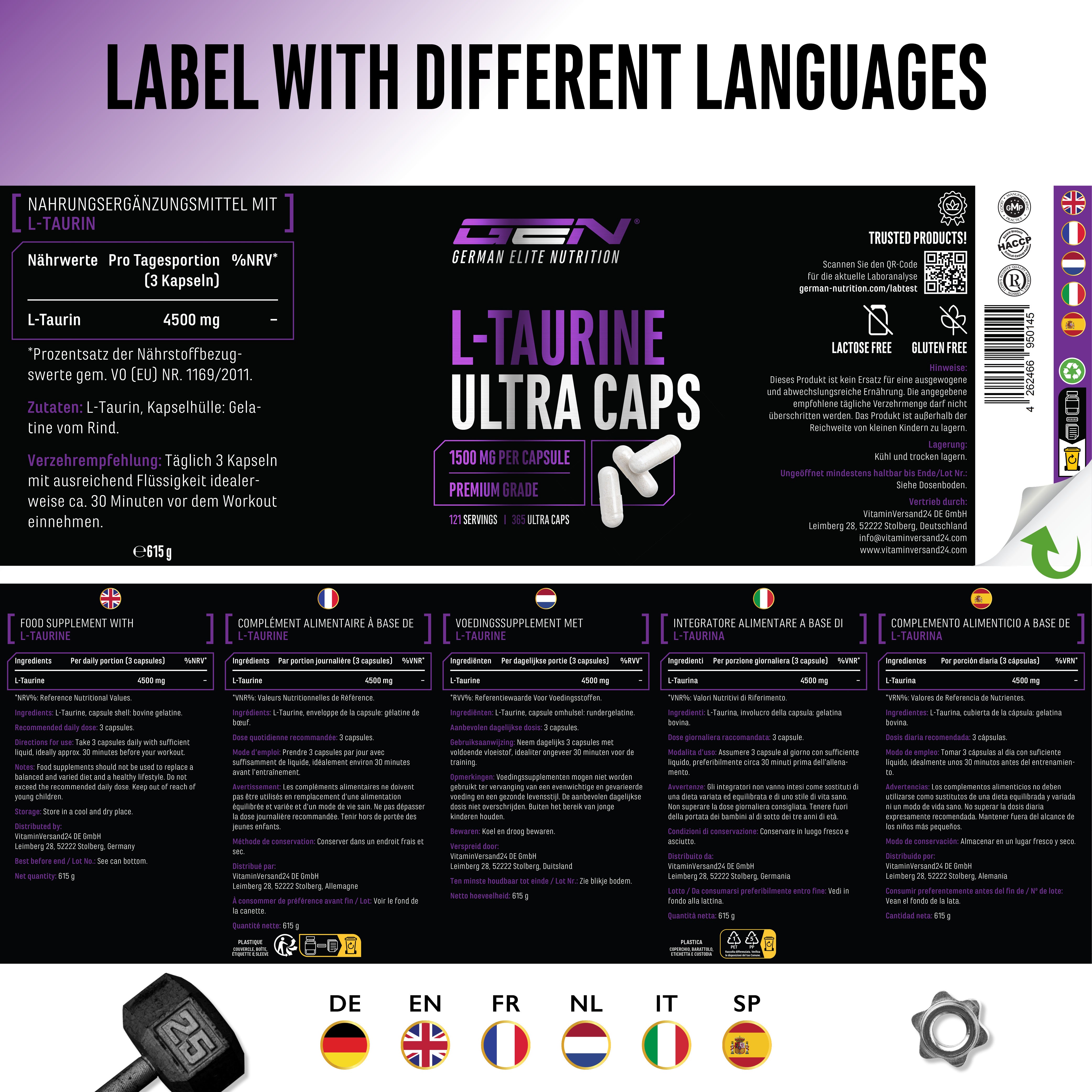 L-Taurine Ultra Caps