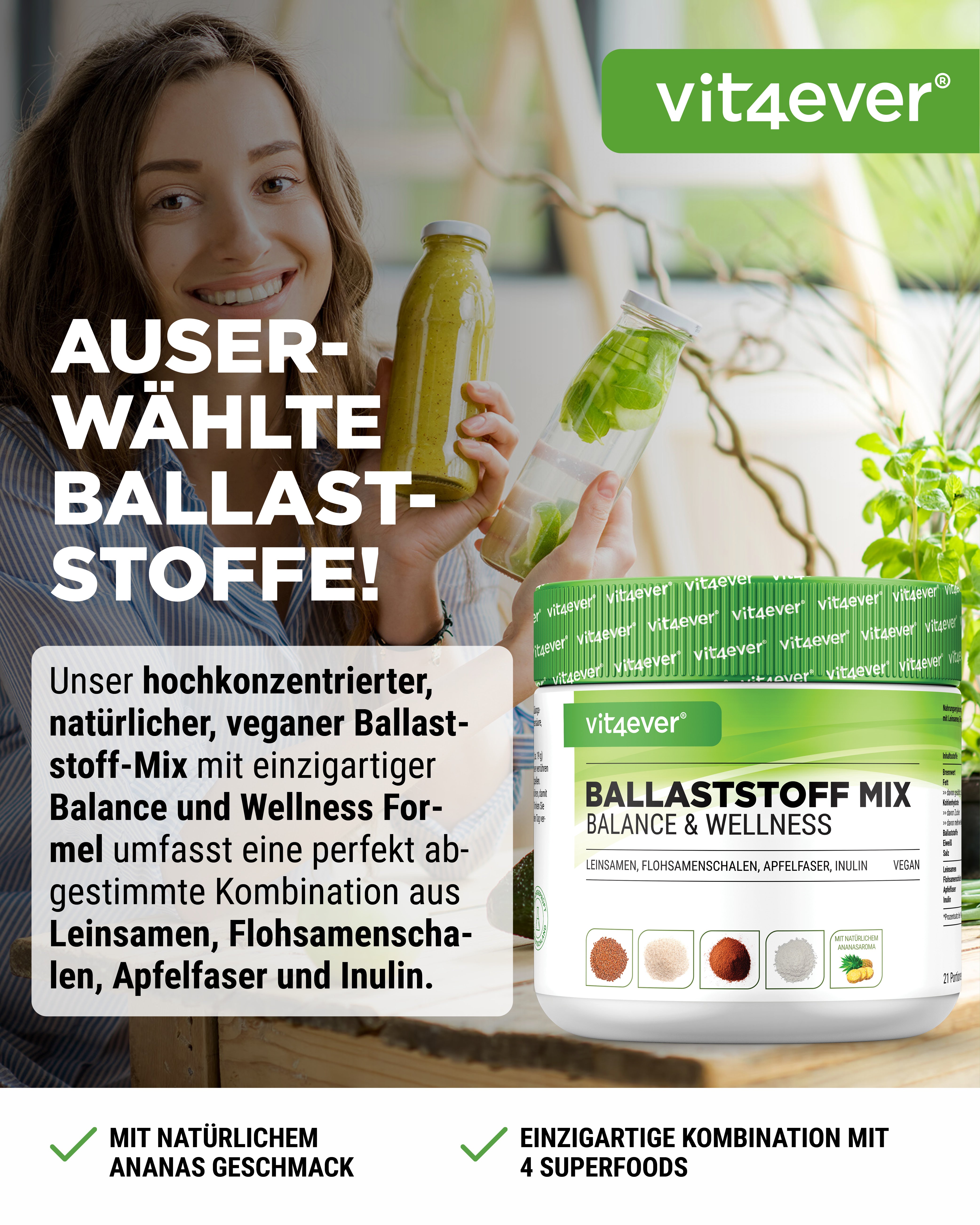 Mélange de fibres - 400 g poudre