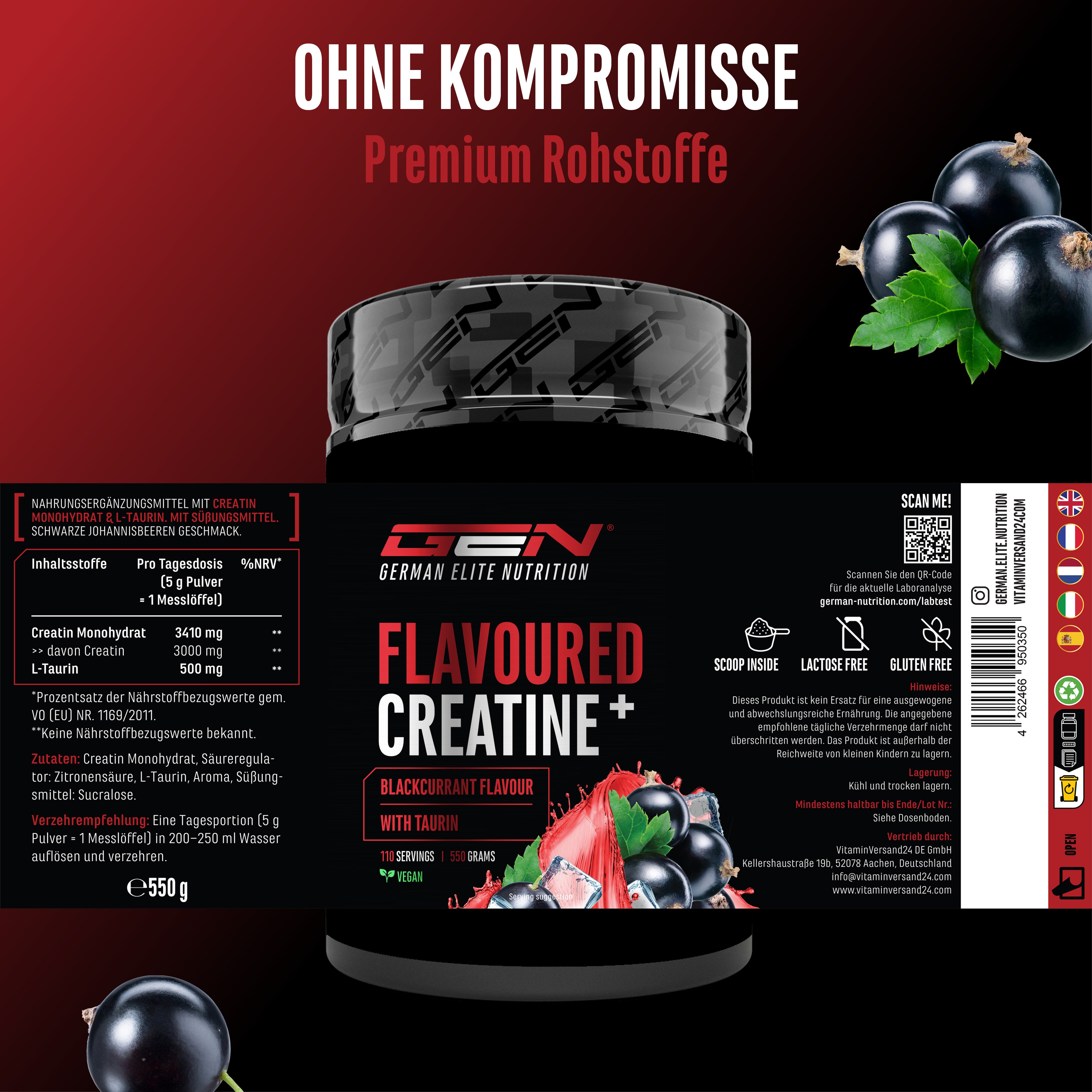 Creatina – Fragola, 550 g