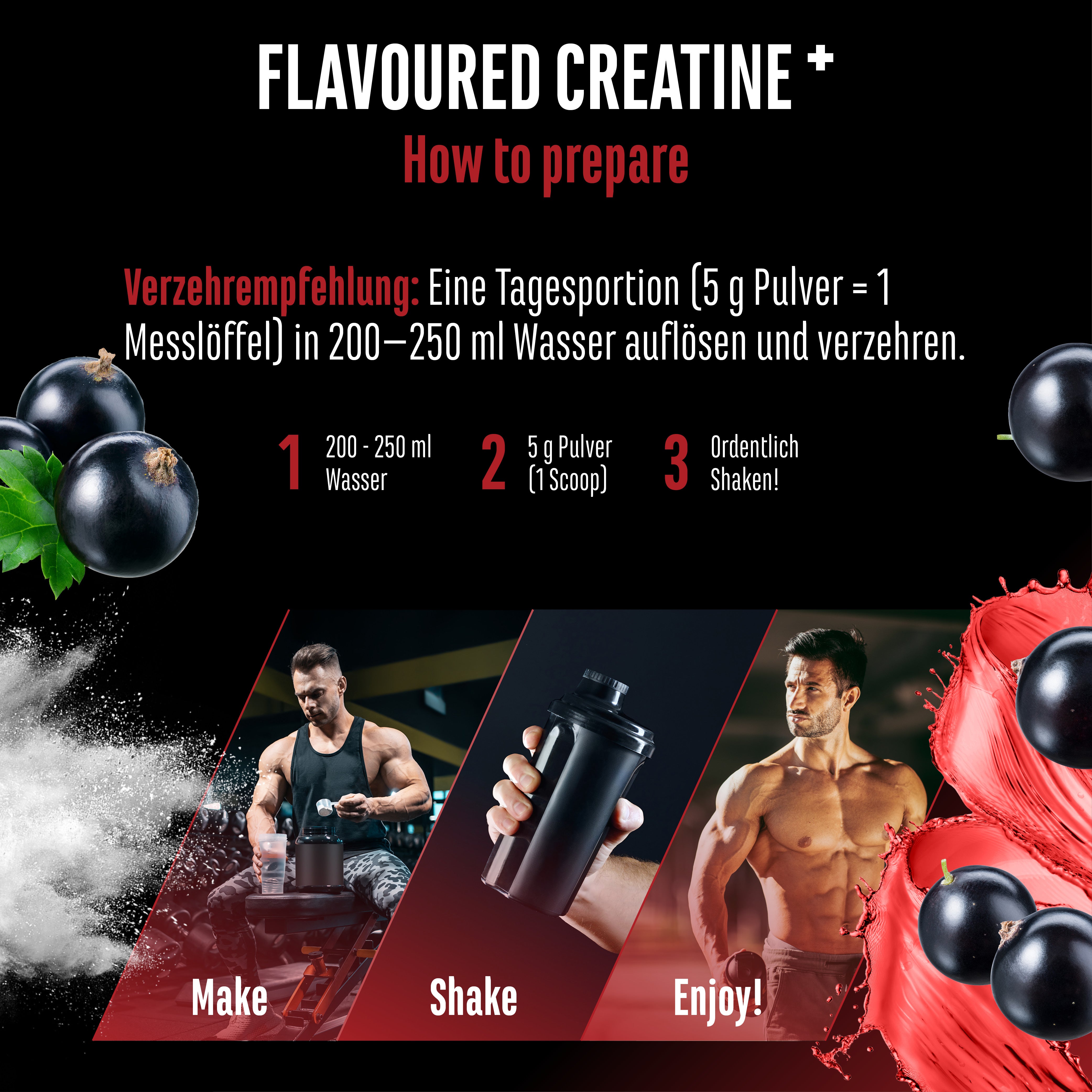 Creatina – Fragola, 550 g