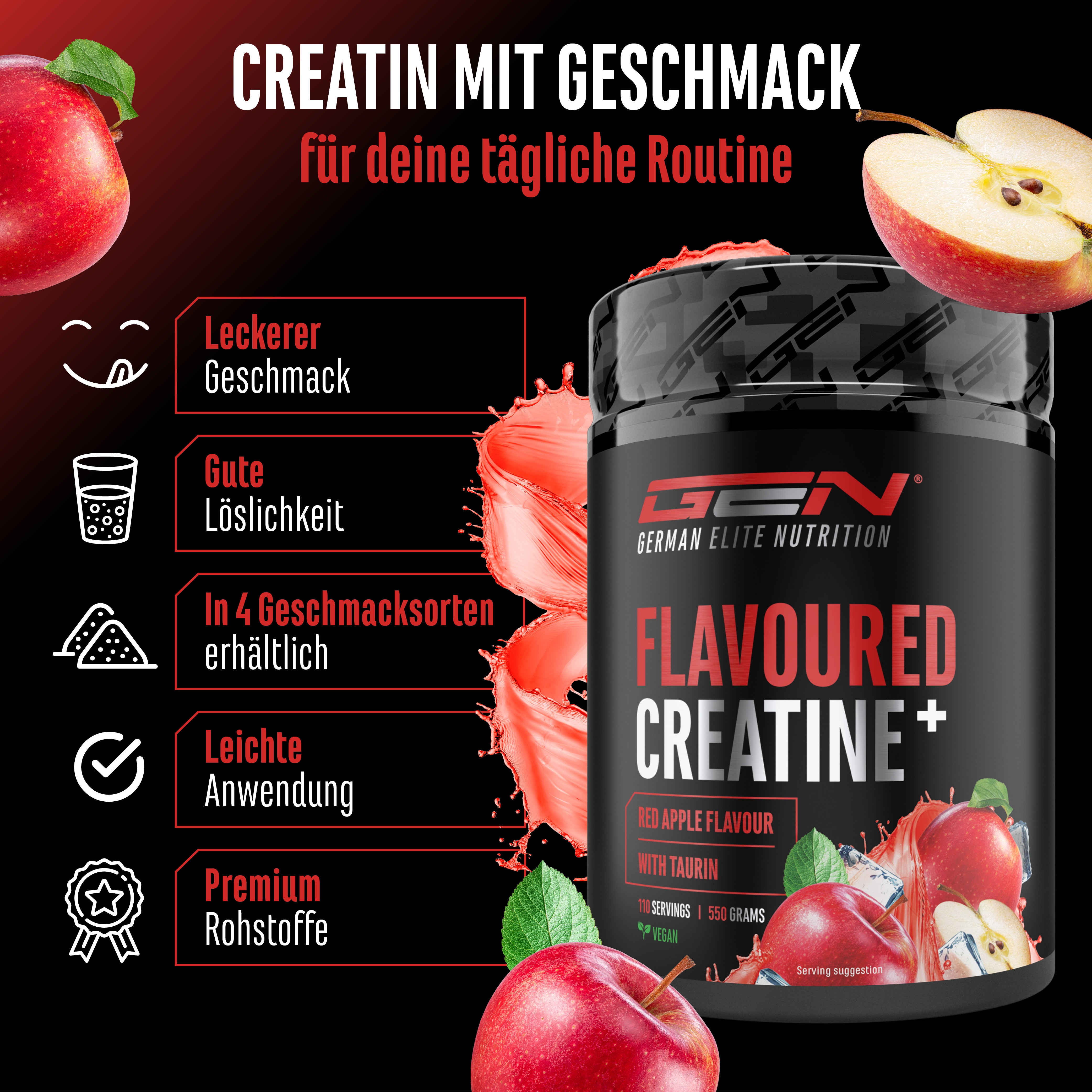Creatina – Fragola, 550 g