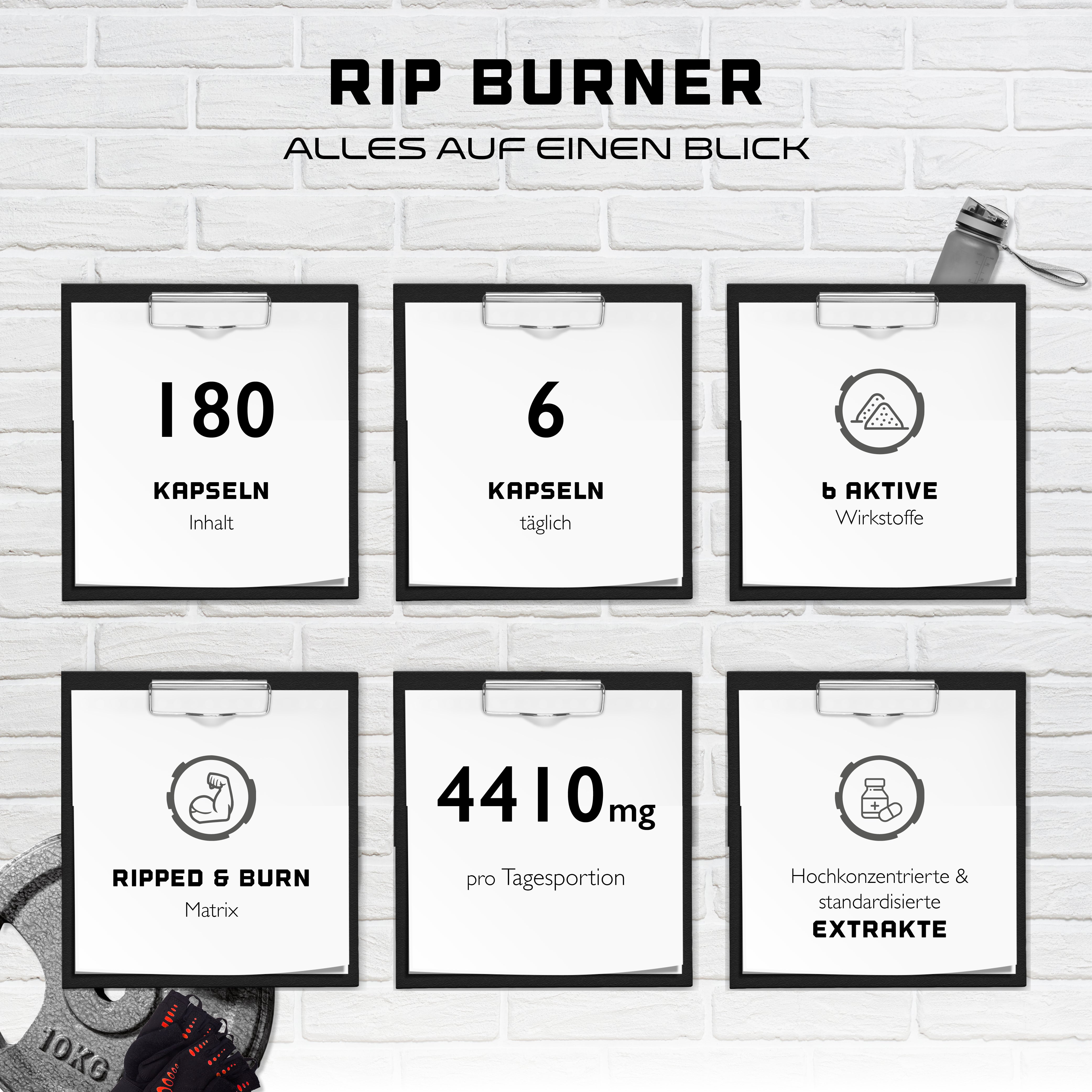 RIP Burner - 180 capsule - Fase di definizione e dieta