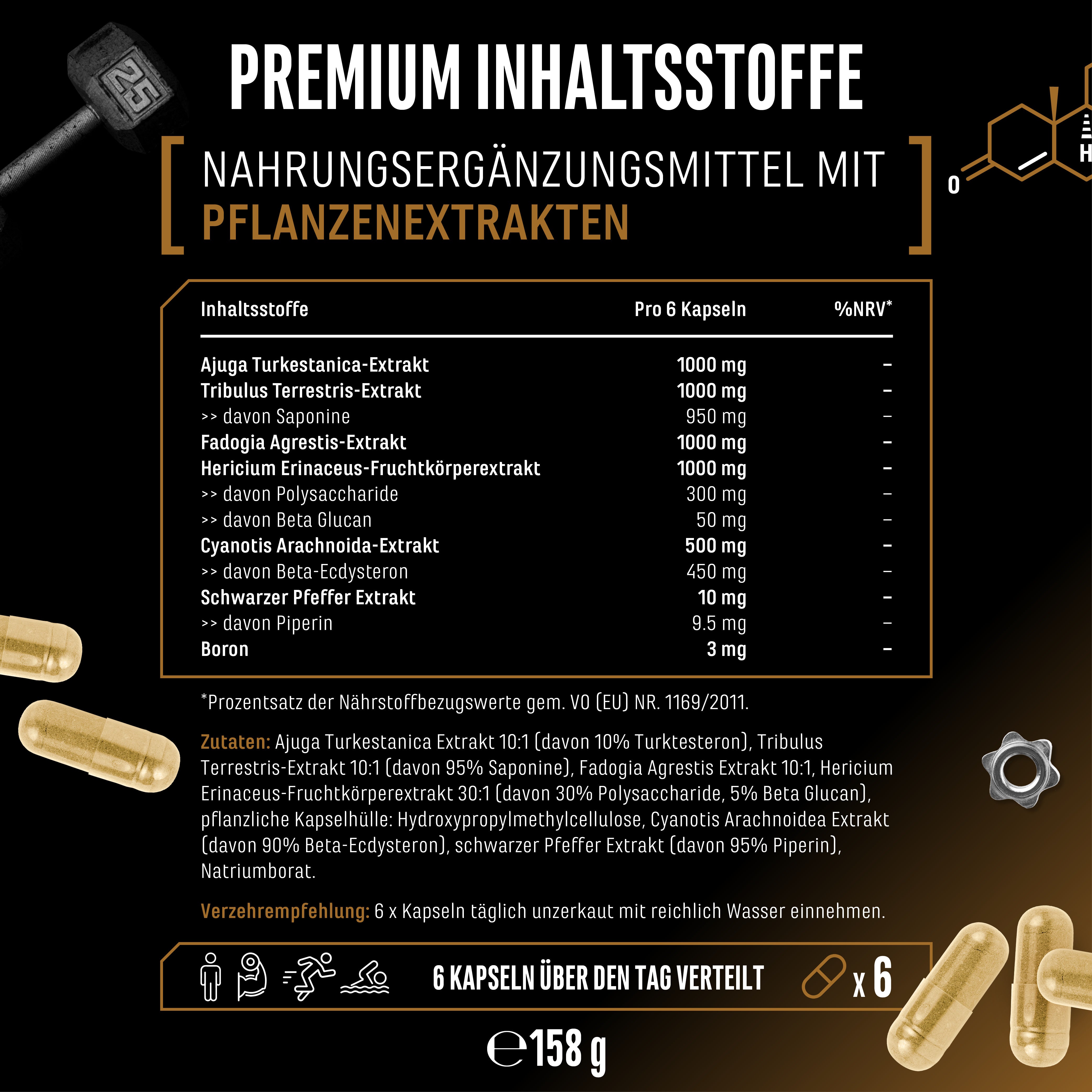 Testo Stack Pro, 180 Capsules