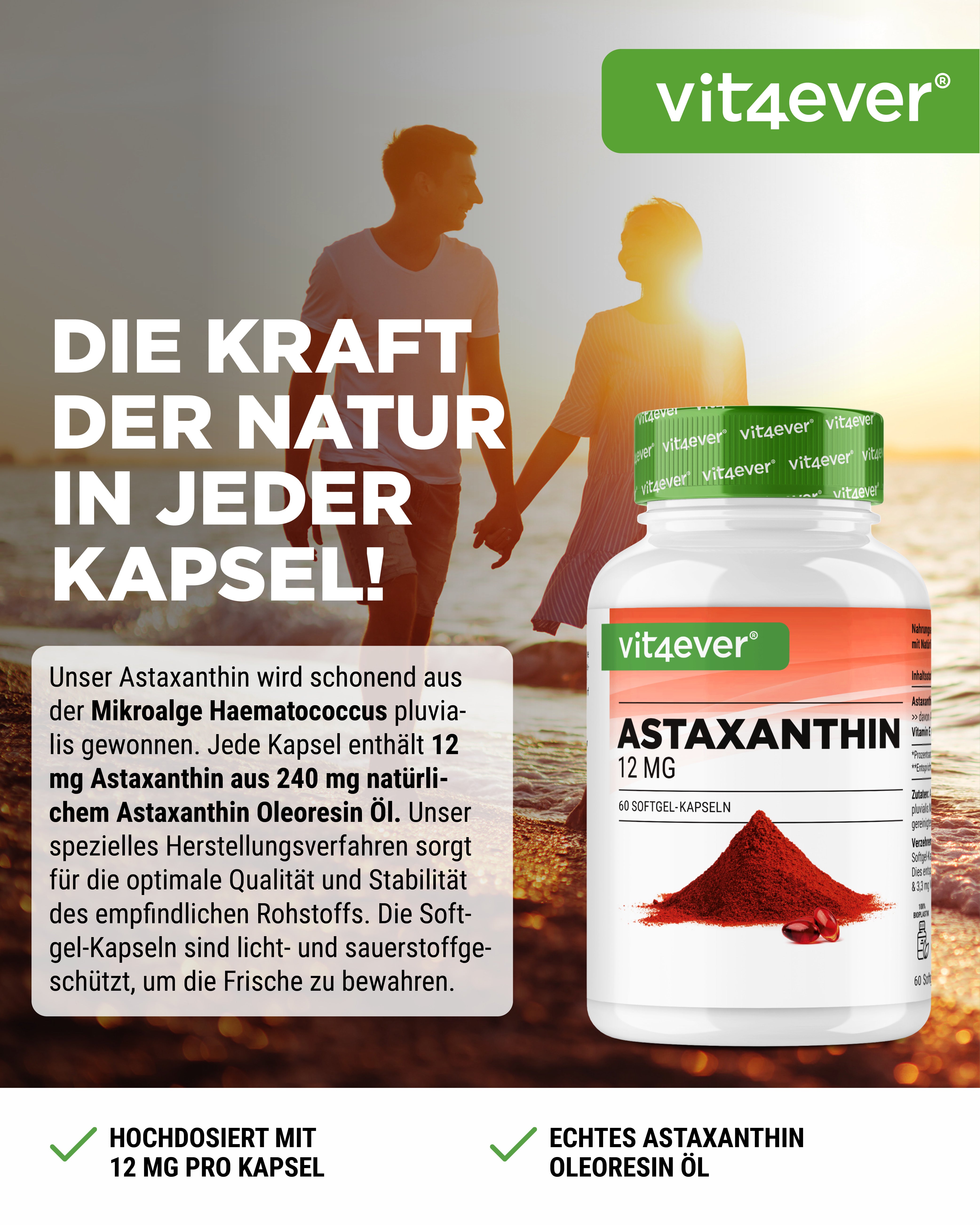 Astaxantina - 12 mg