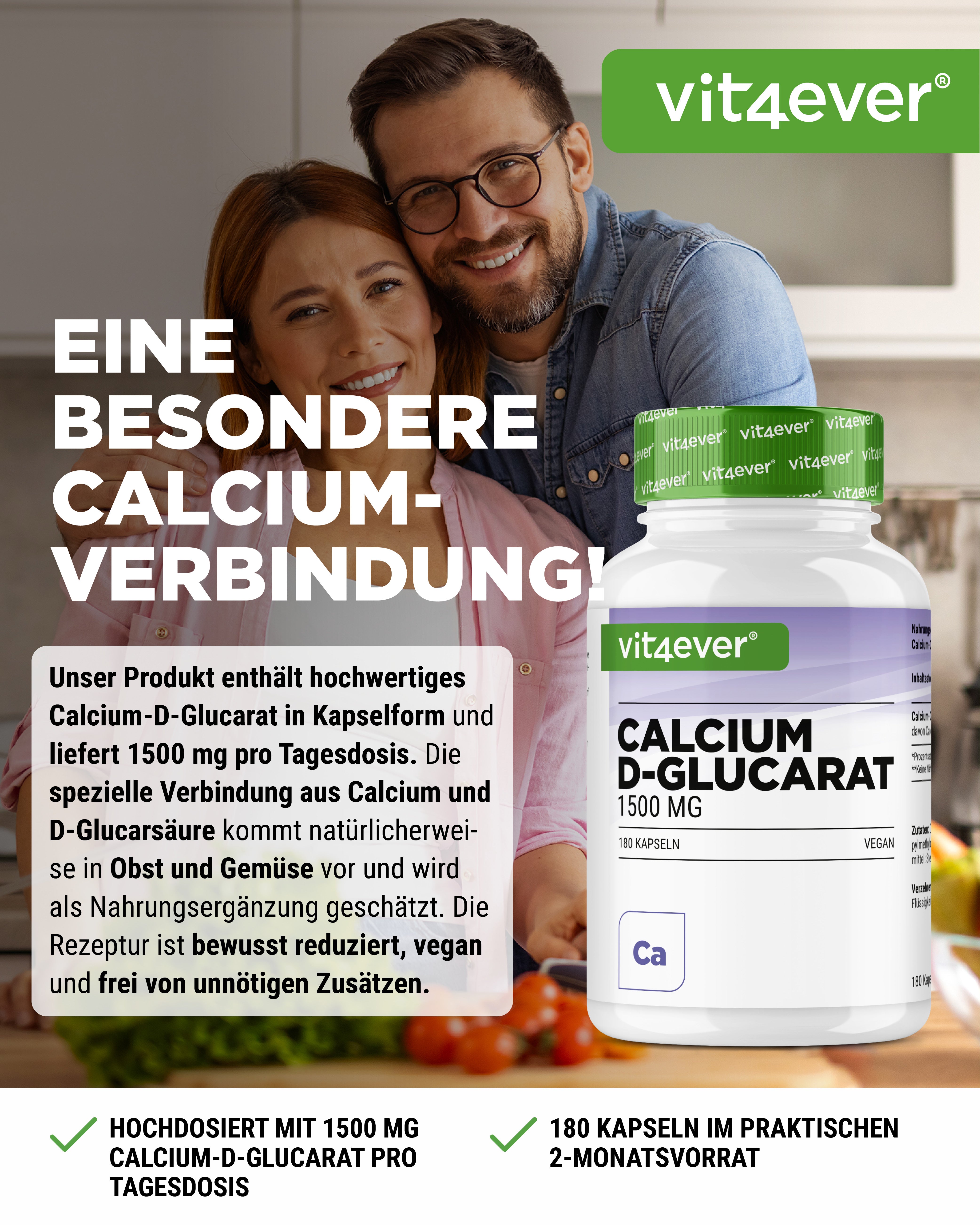 Capsule di calcio D-glucarato