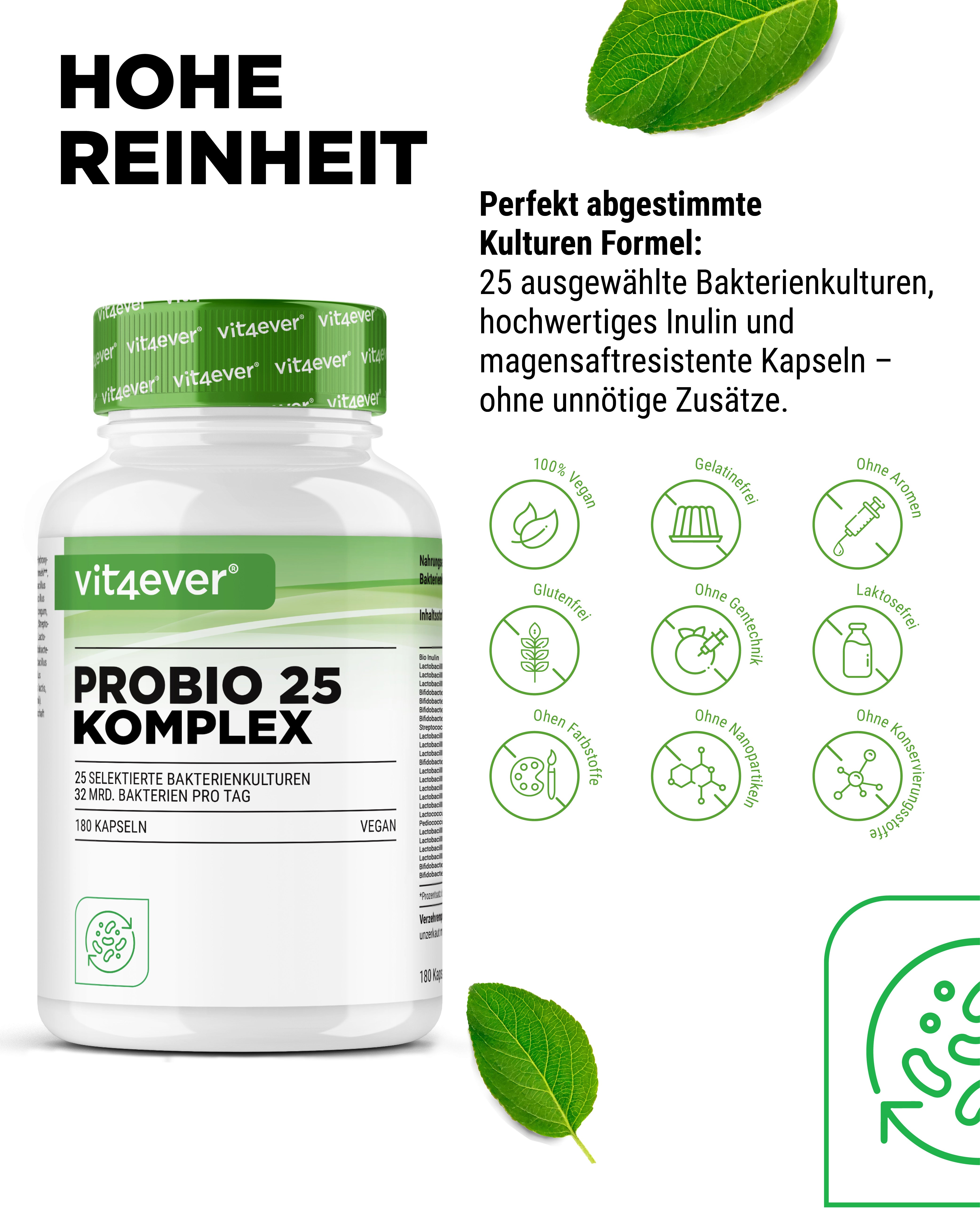 Probio 25 Komplex - 180 capsules - 27 miljard darmbacteriën