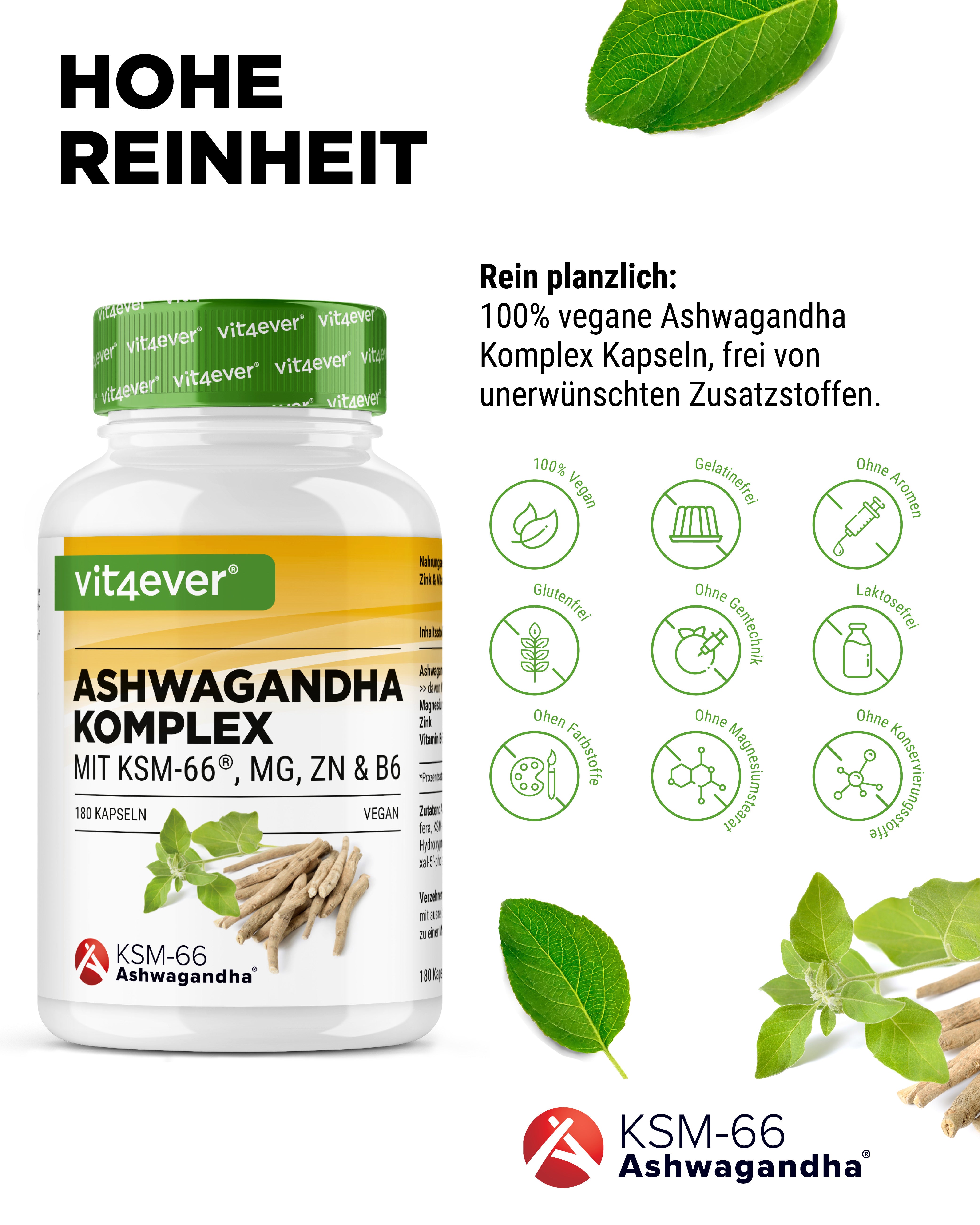 Ashwagandha KSM-66 Komplex