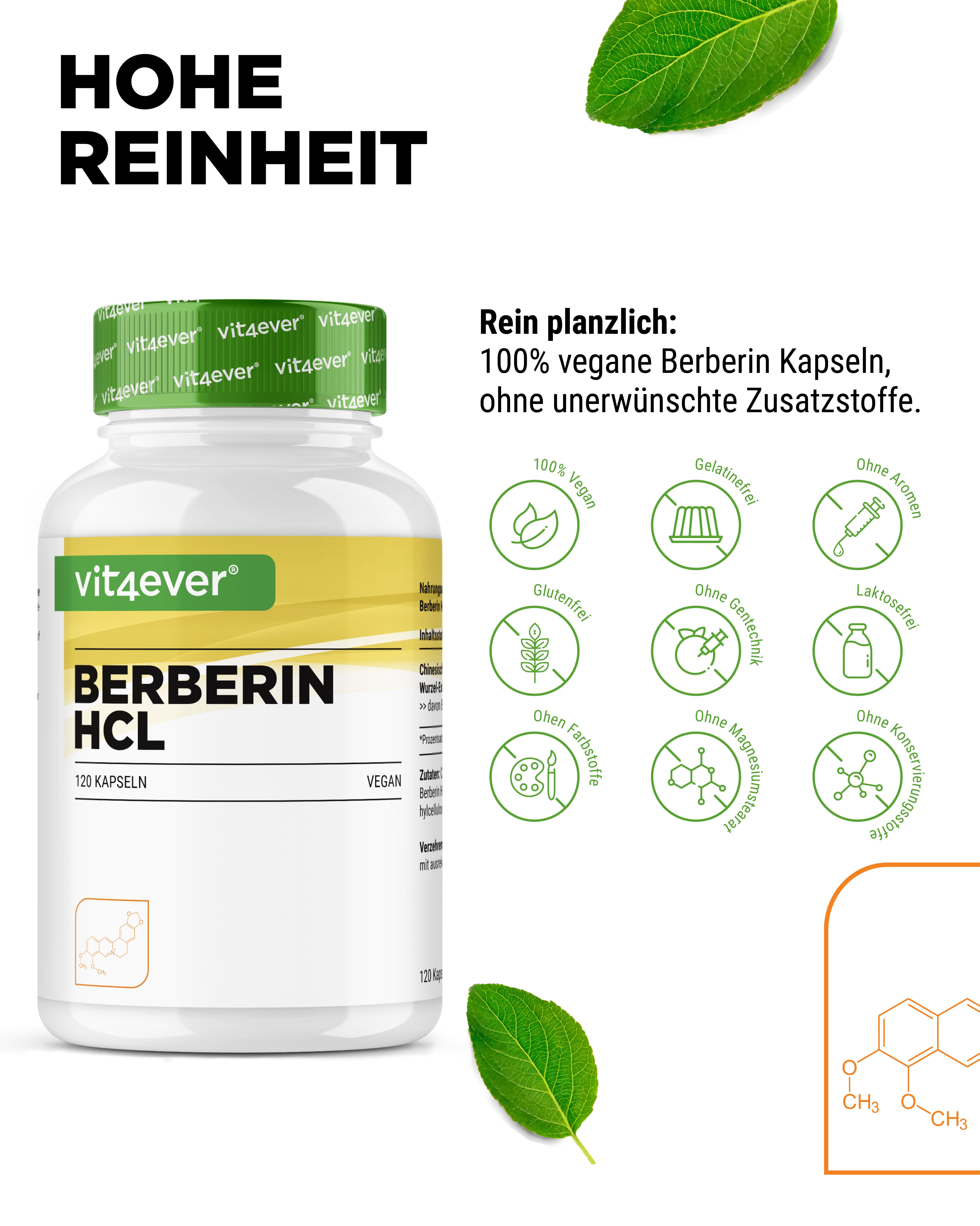 Berberyna HCL - 500 mg