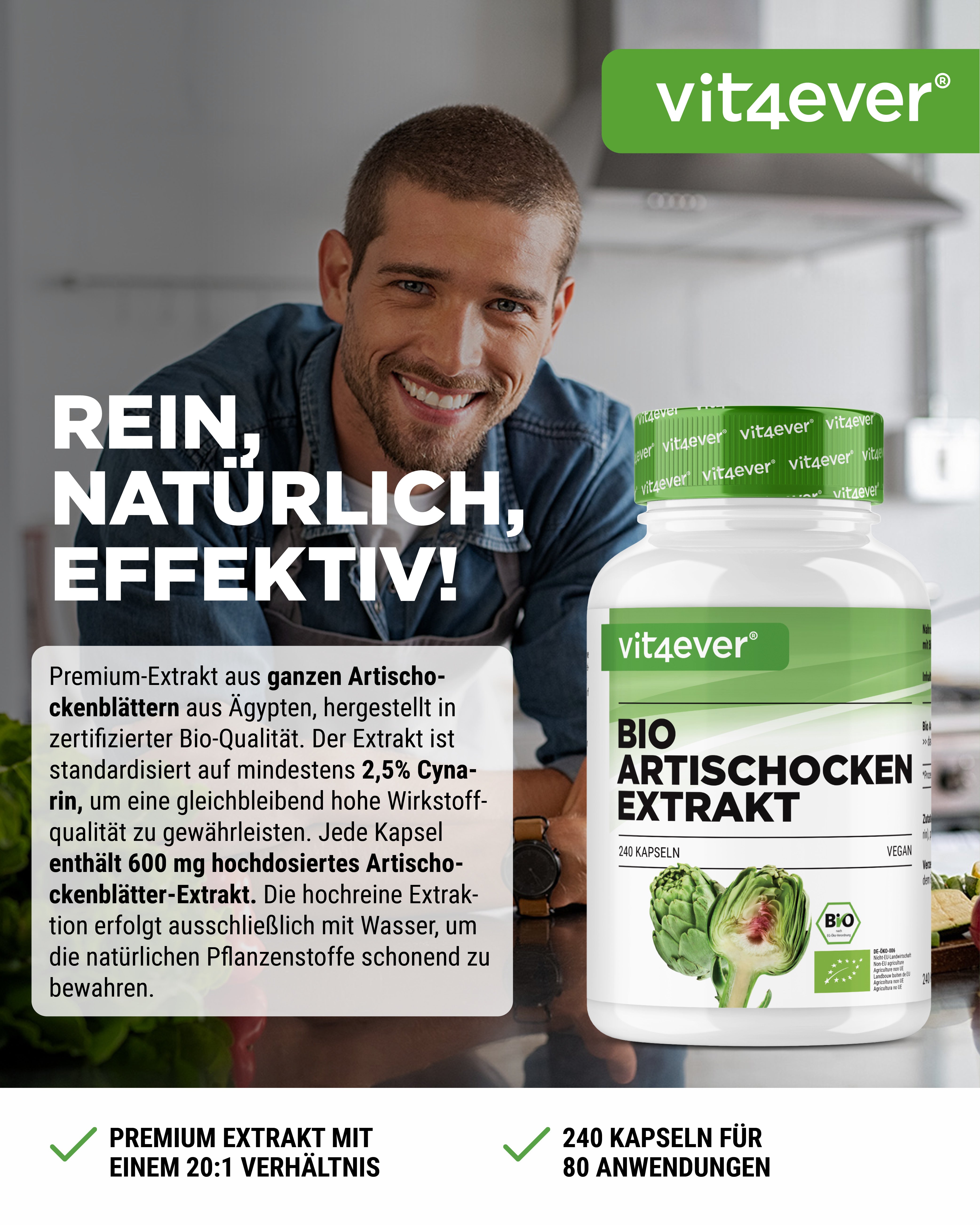 Bio ekstrakt z artyoszoku - 2,5% Cynarin