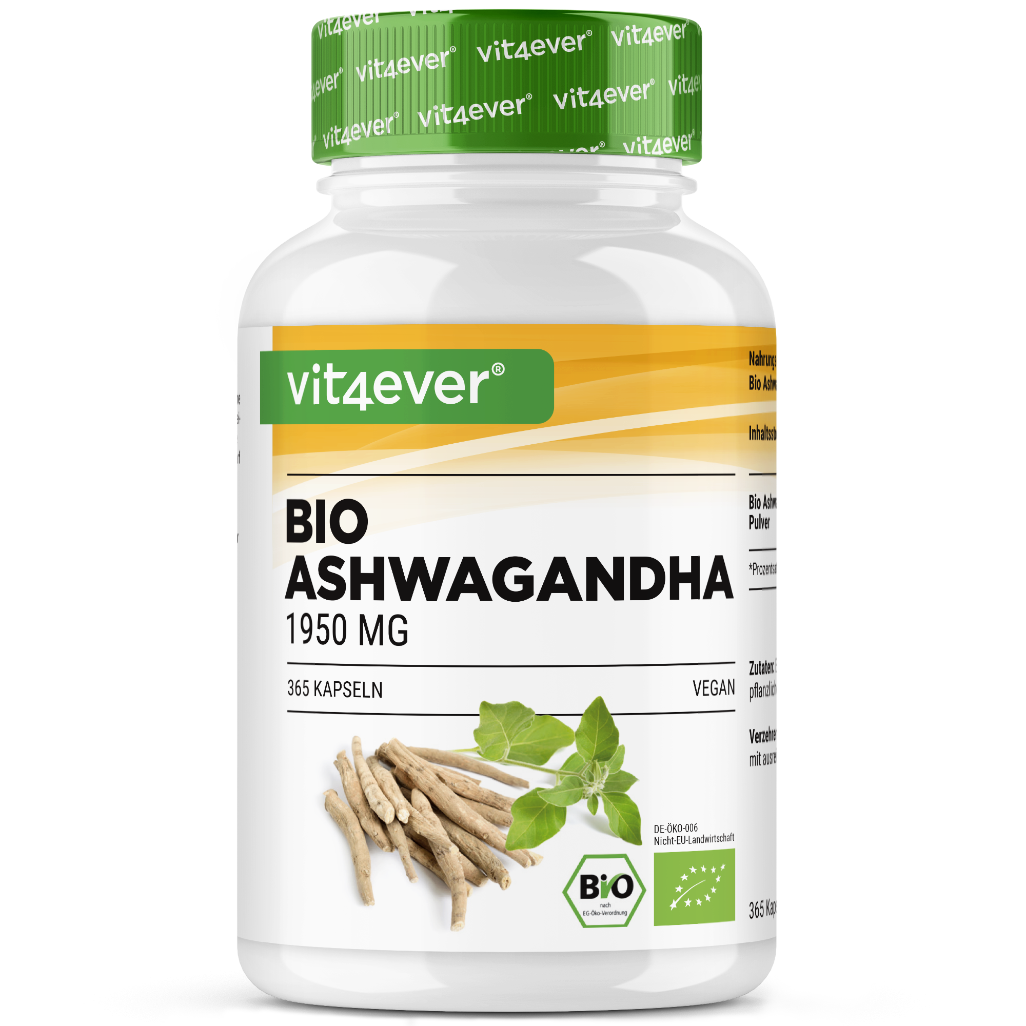 Ashwagandha Bio - 365 gélules