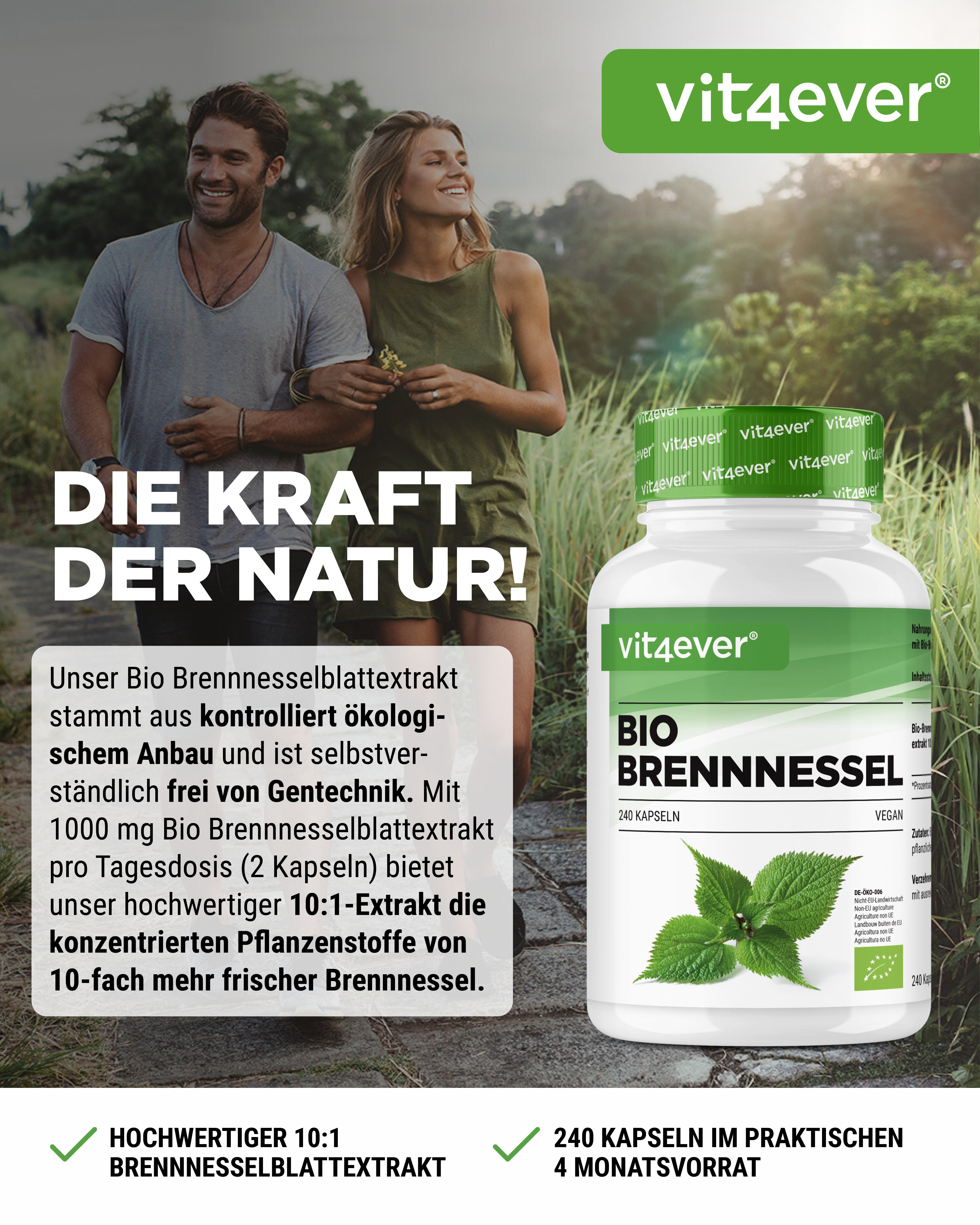 Bio Brandnetelextract - 500 mg