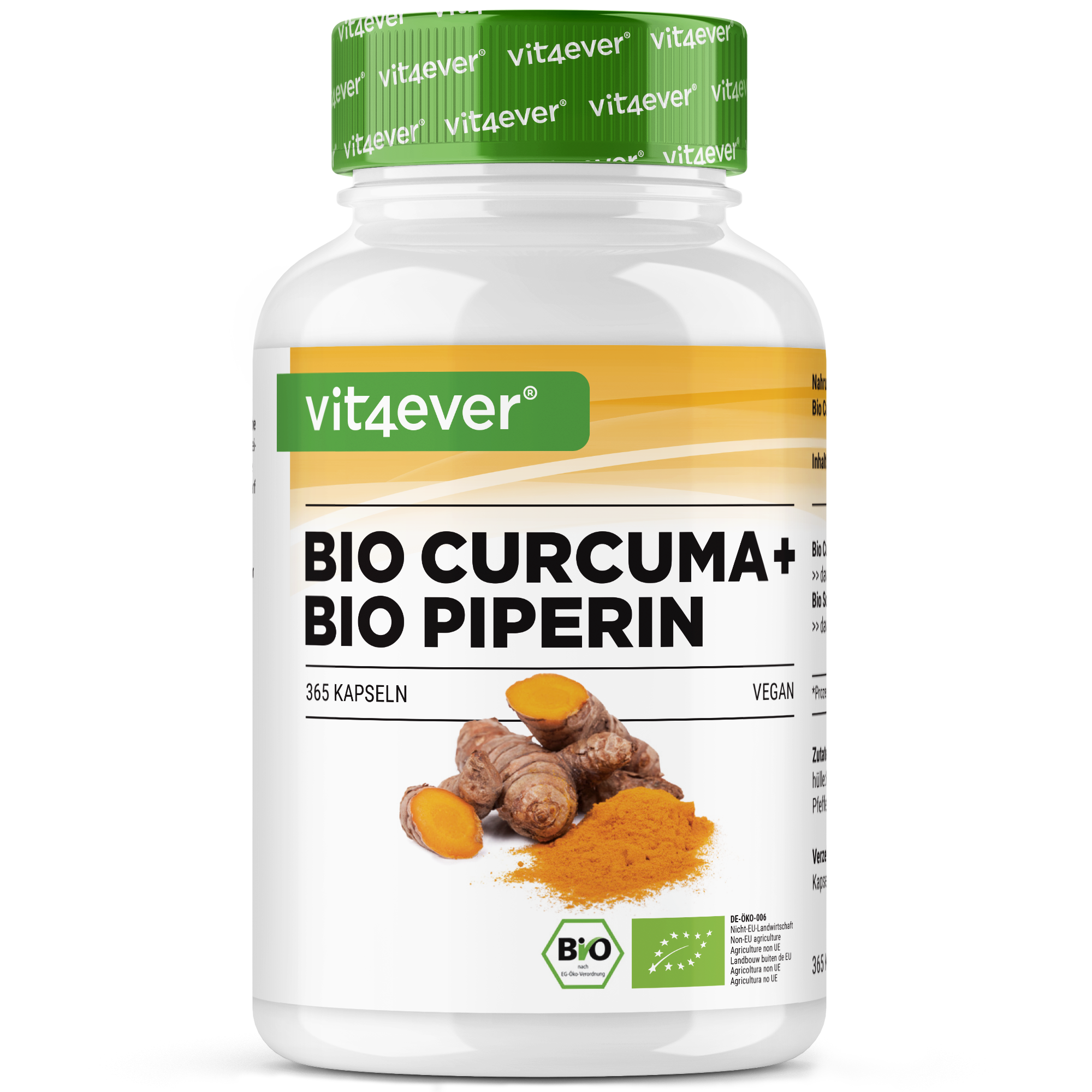 Organic Turmeric + Organic Piperine