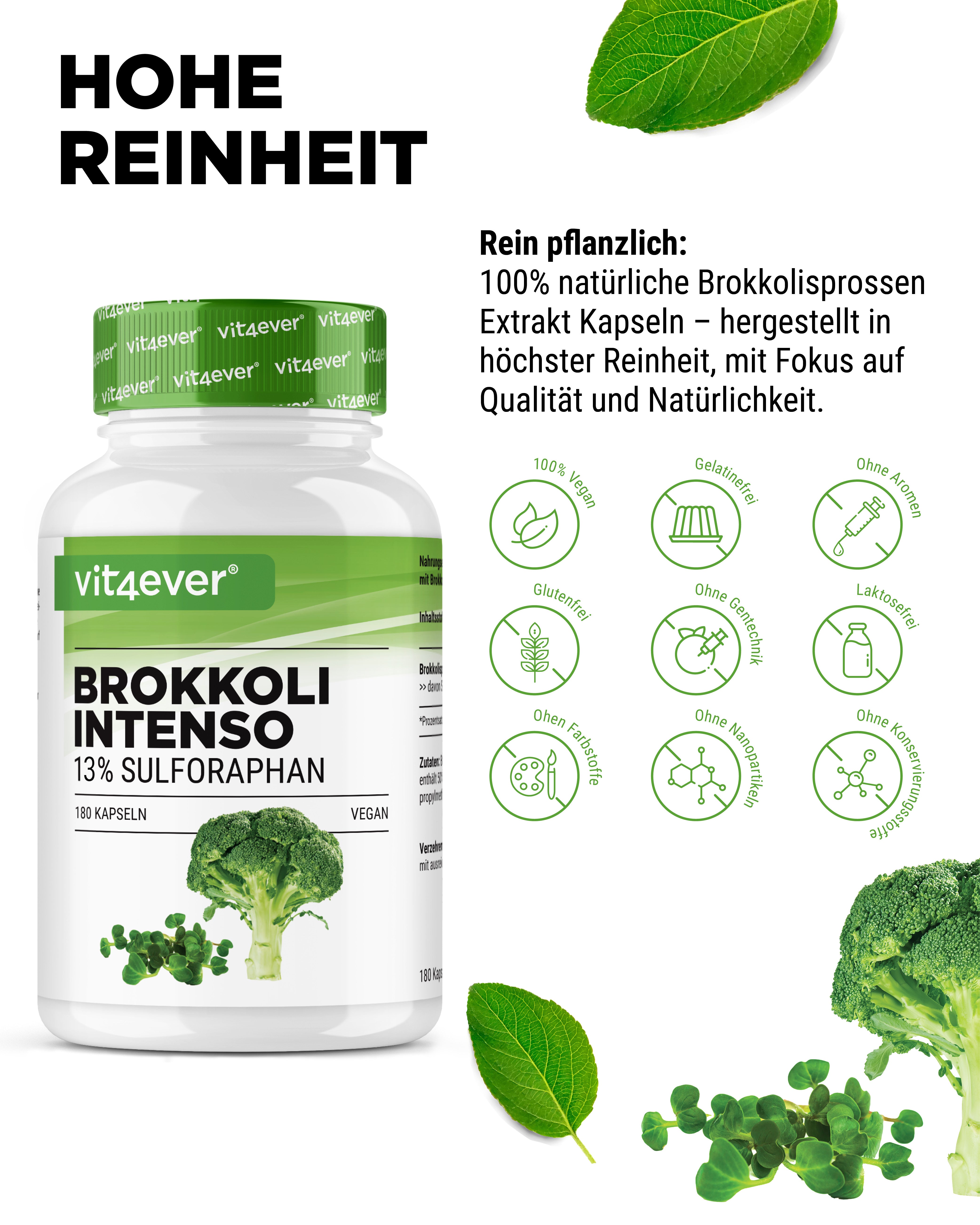 Brokkoli Extrakt - 180 Kapseln
