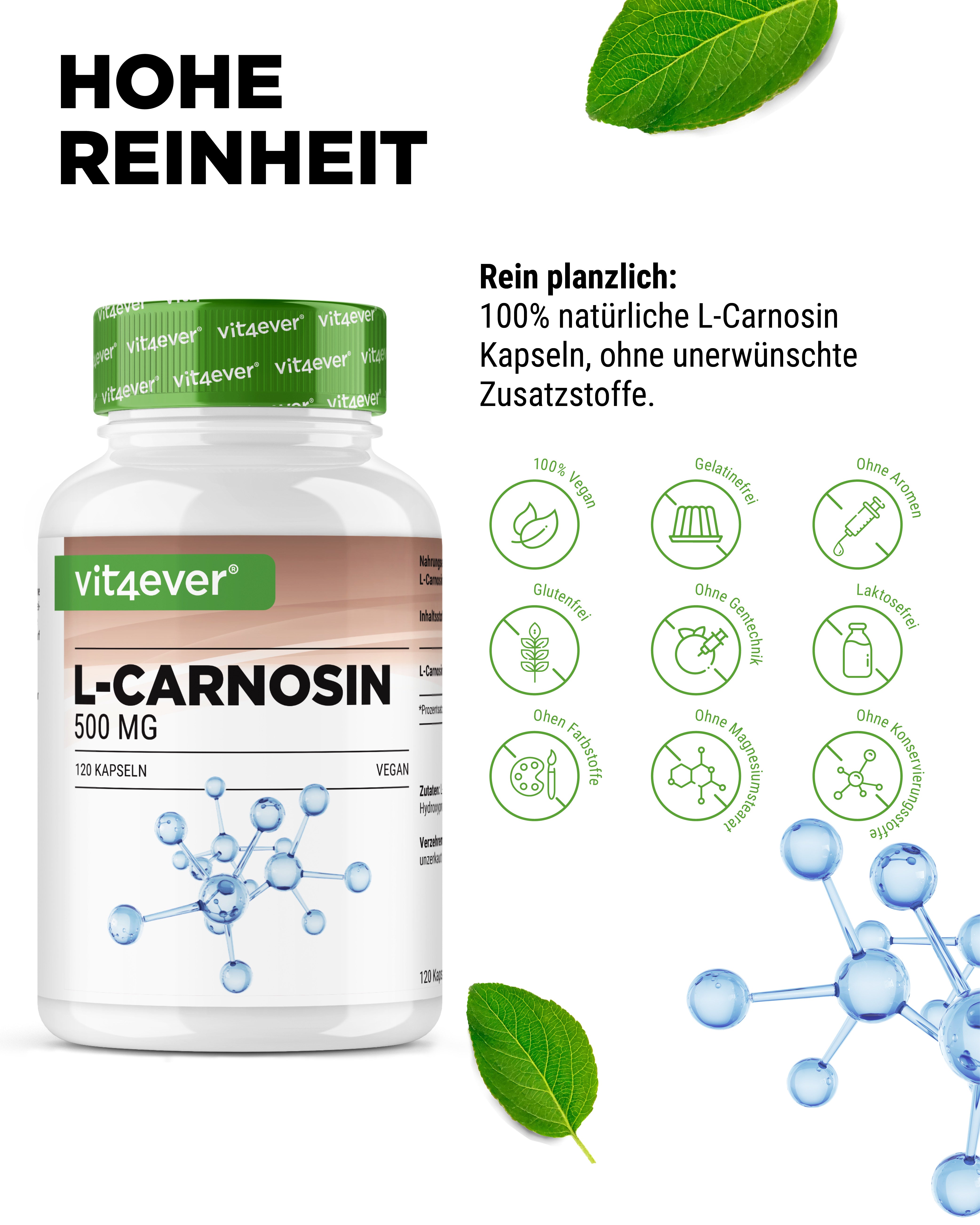 L-Carnosina - 500 mg