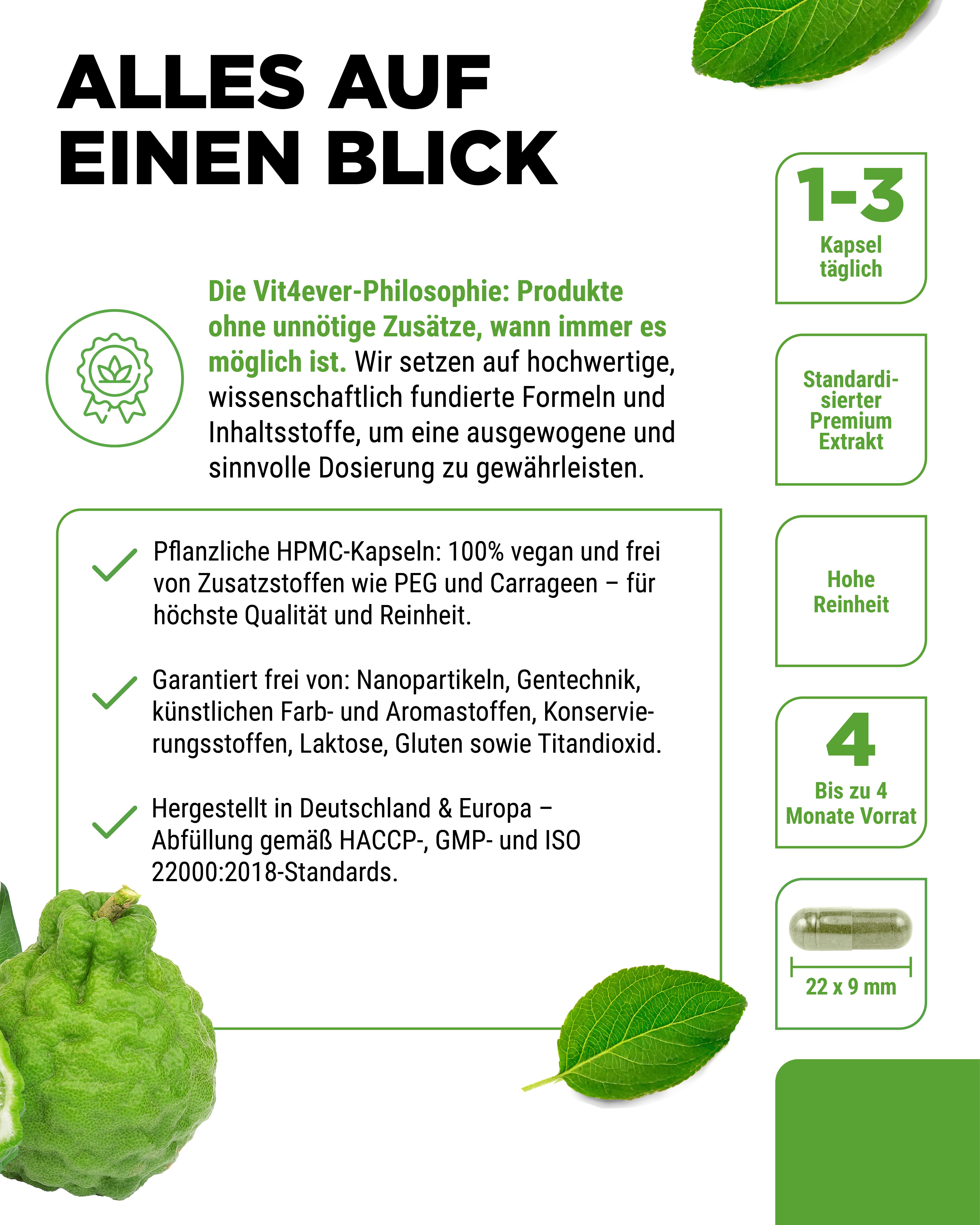 Citrus Bergamot, 30% polyfenolen - 120 capsules