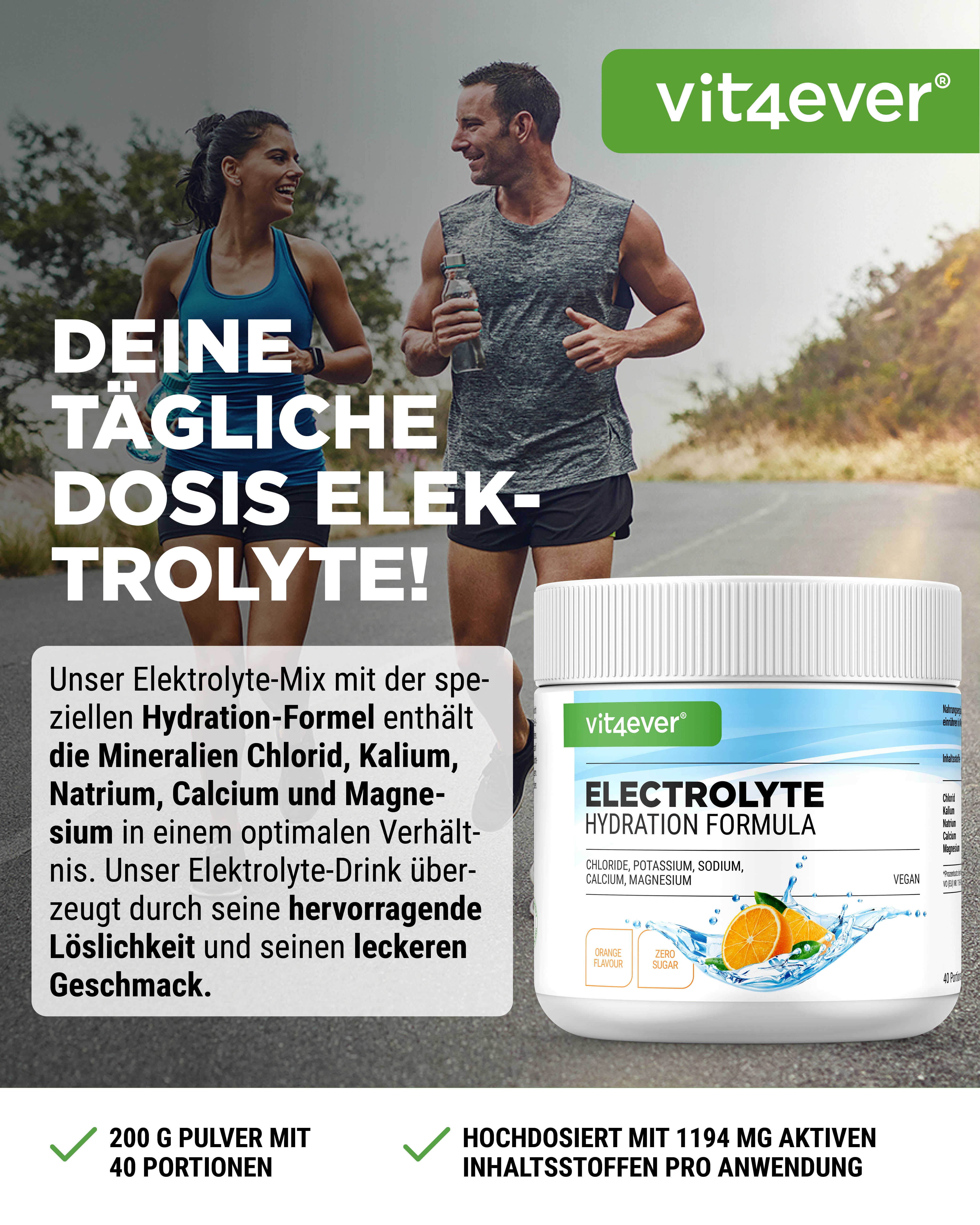 Electrolitos - Naranja, 200 g