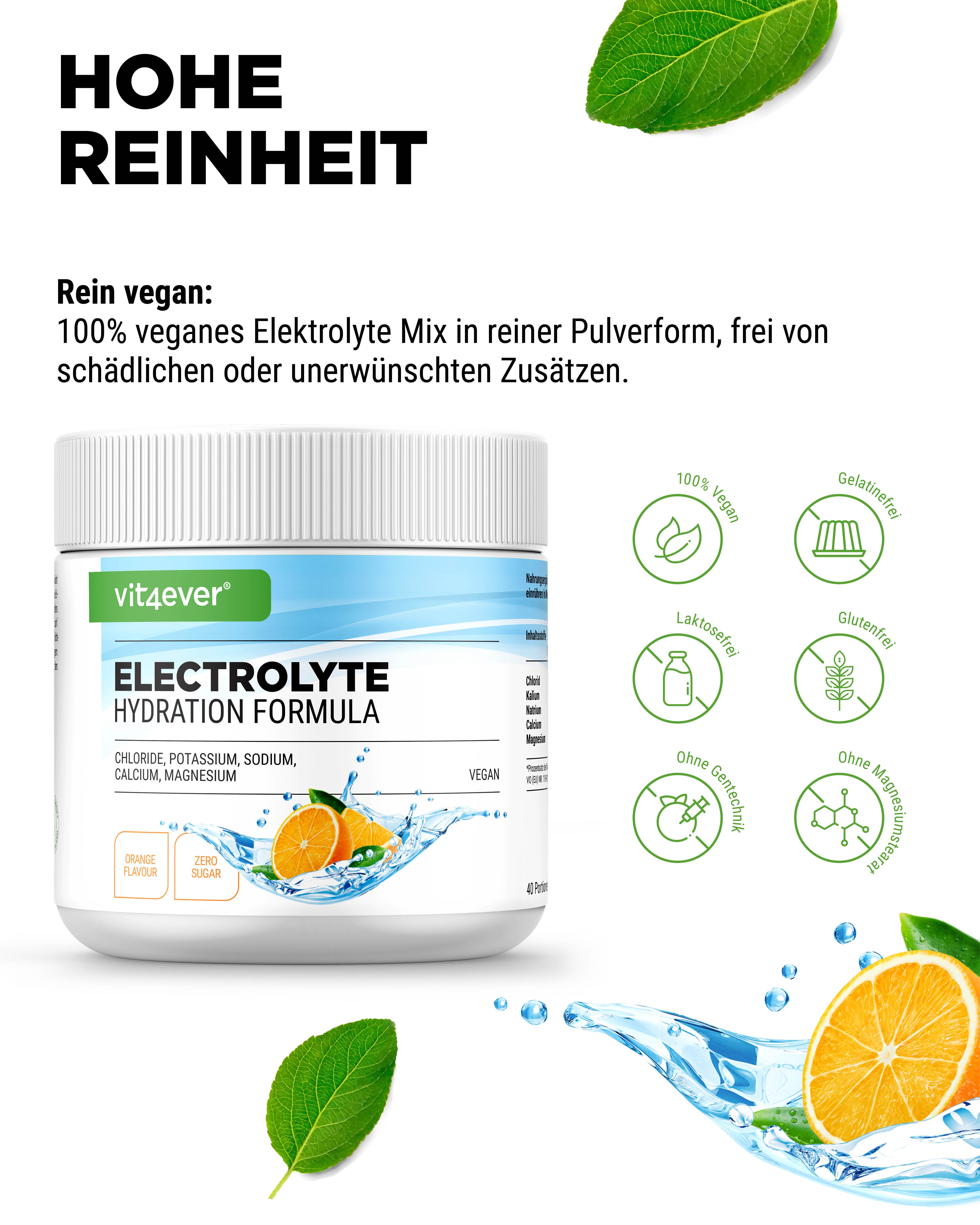 Électrolytes - Orange, 200 g