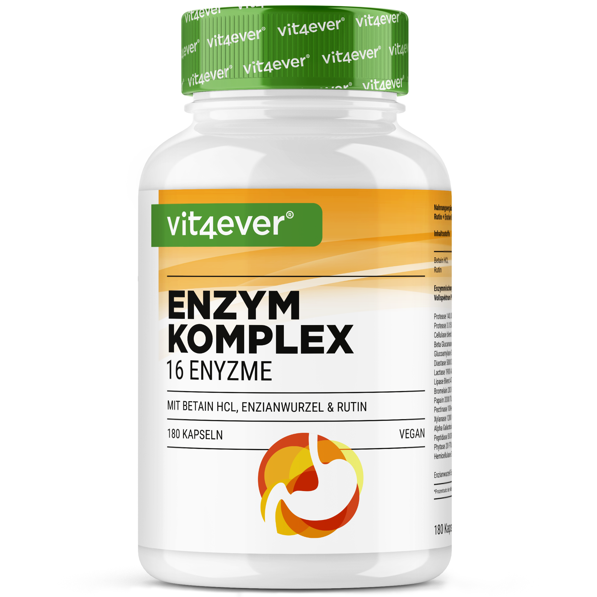 Complexe enzymatique avec 16 enzymes