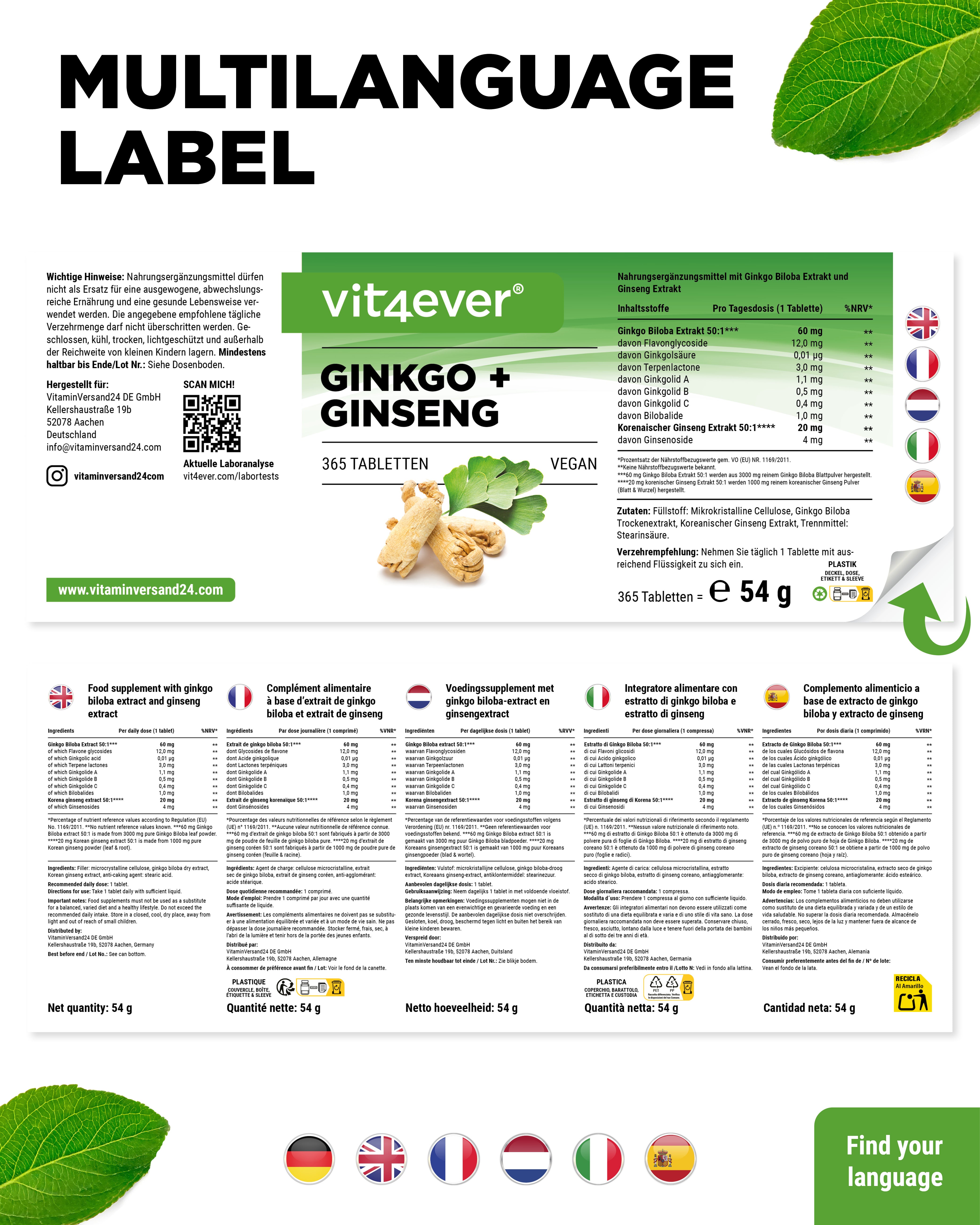 Ginkgo & Ginseng Extract