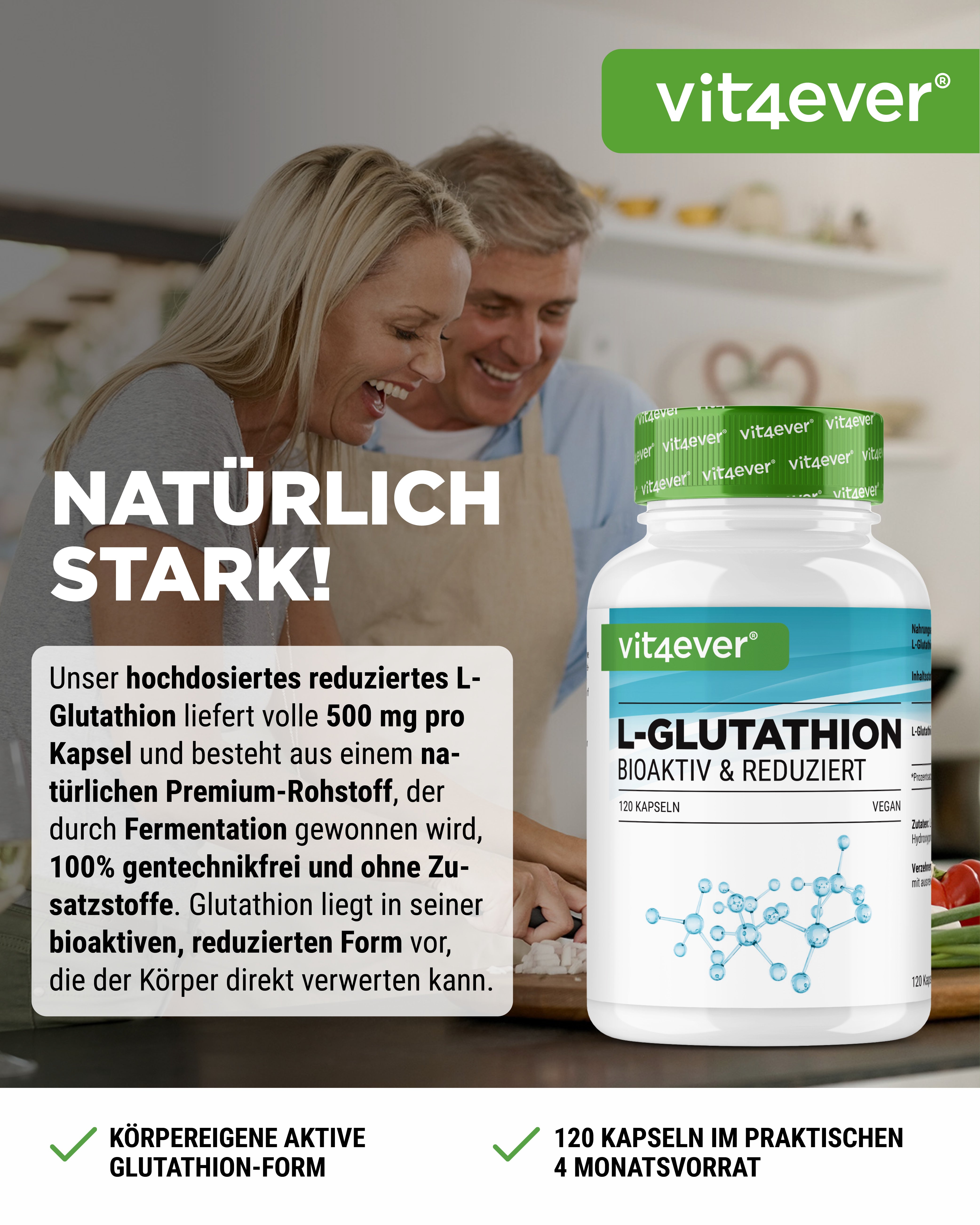 L-Glutathion - 500 mg