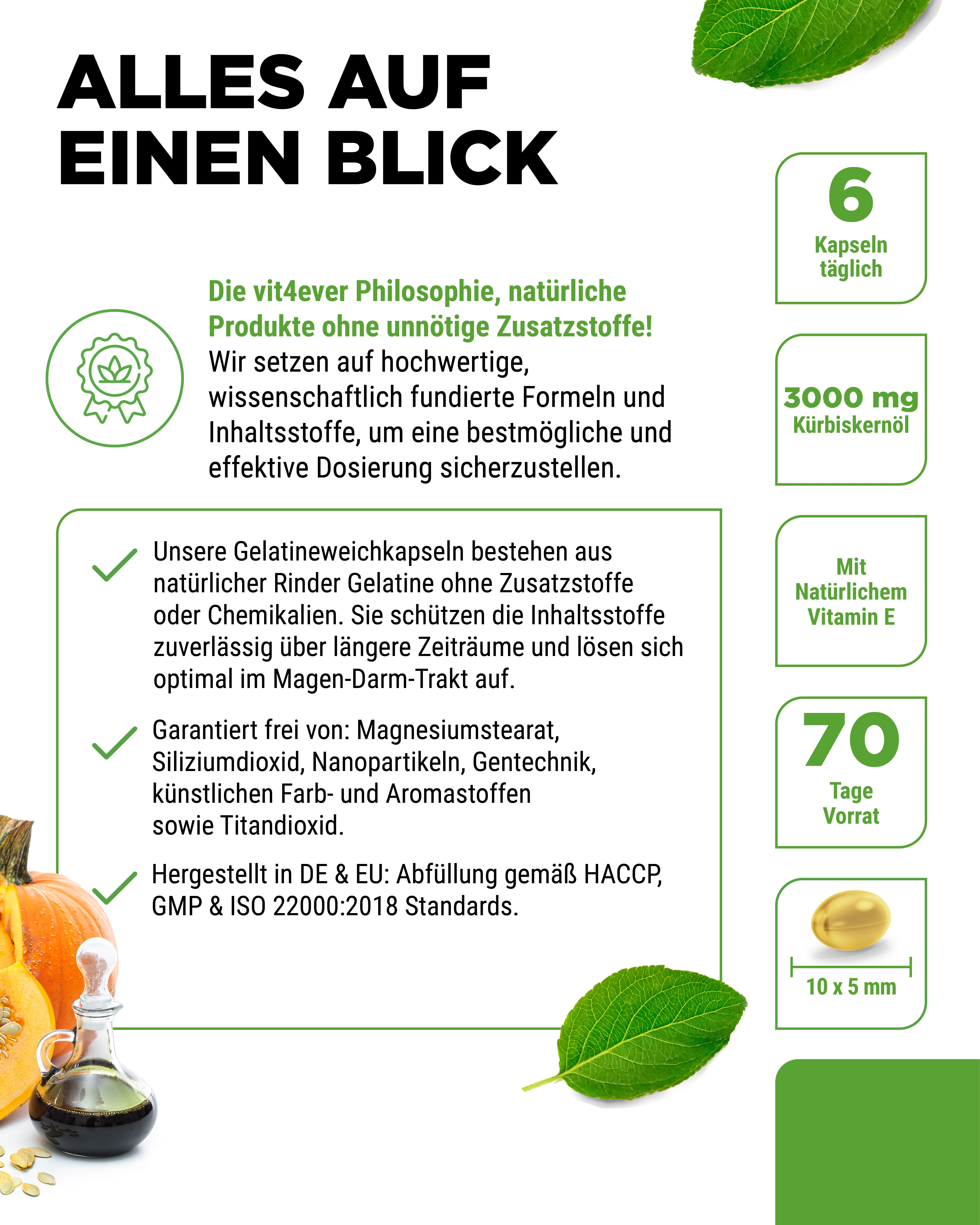Pumpkin Seed Oil Capsules