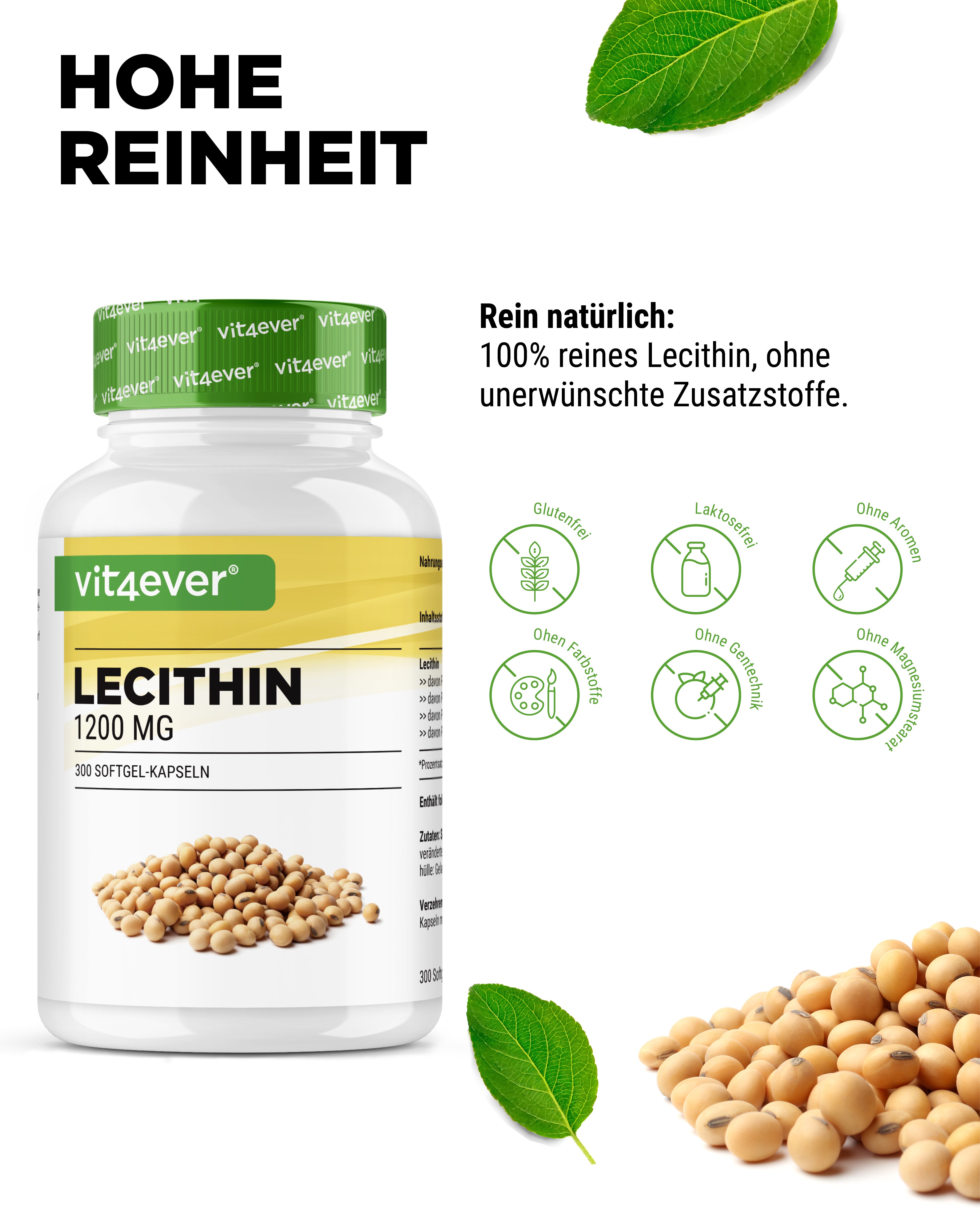 Lecitina - 1200 mg