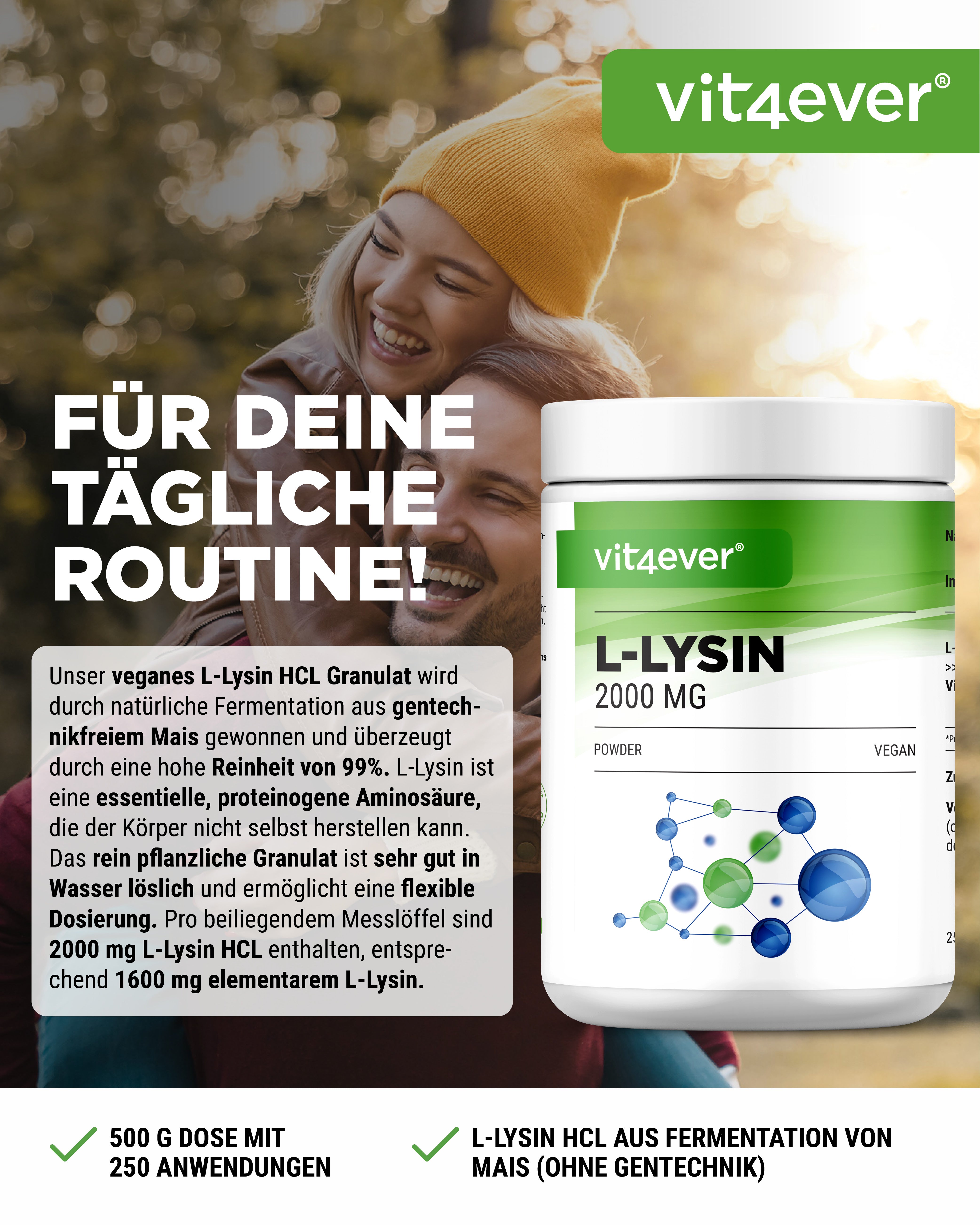 L-Lisina HCL en polvo