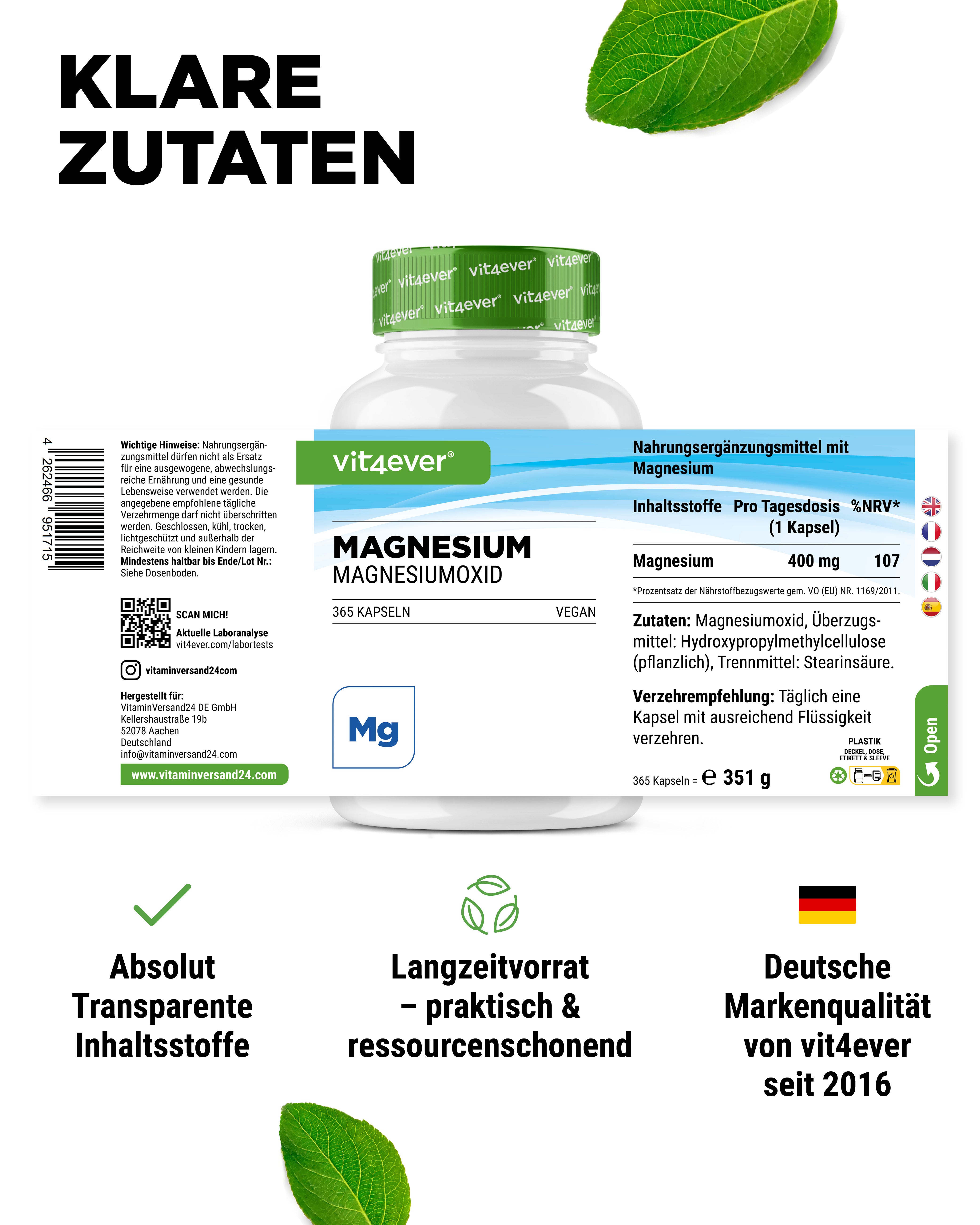 Magnesium Oxide Capsules