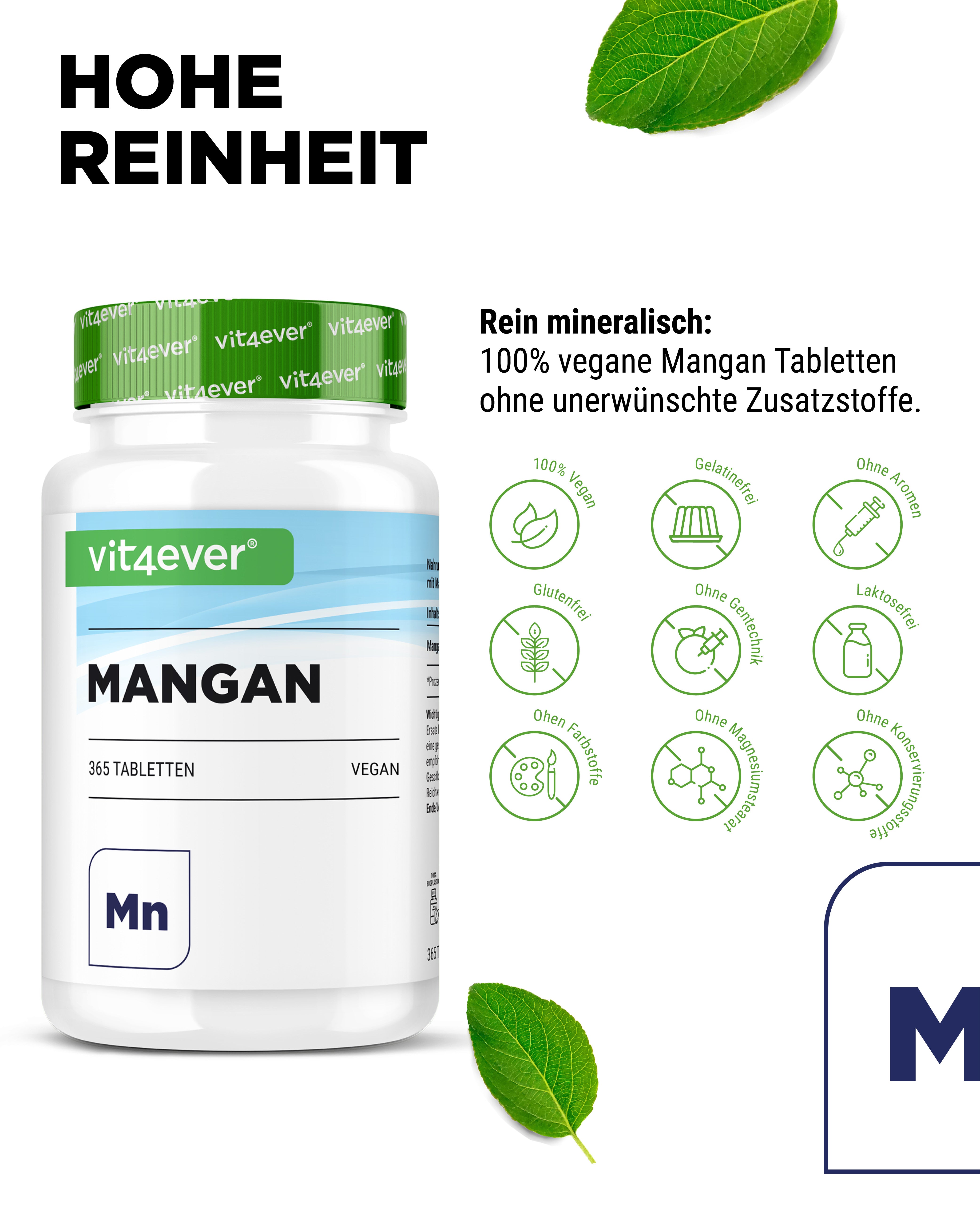 Manganeso 10 mg - Bisglicinato de manganeso