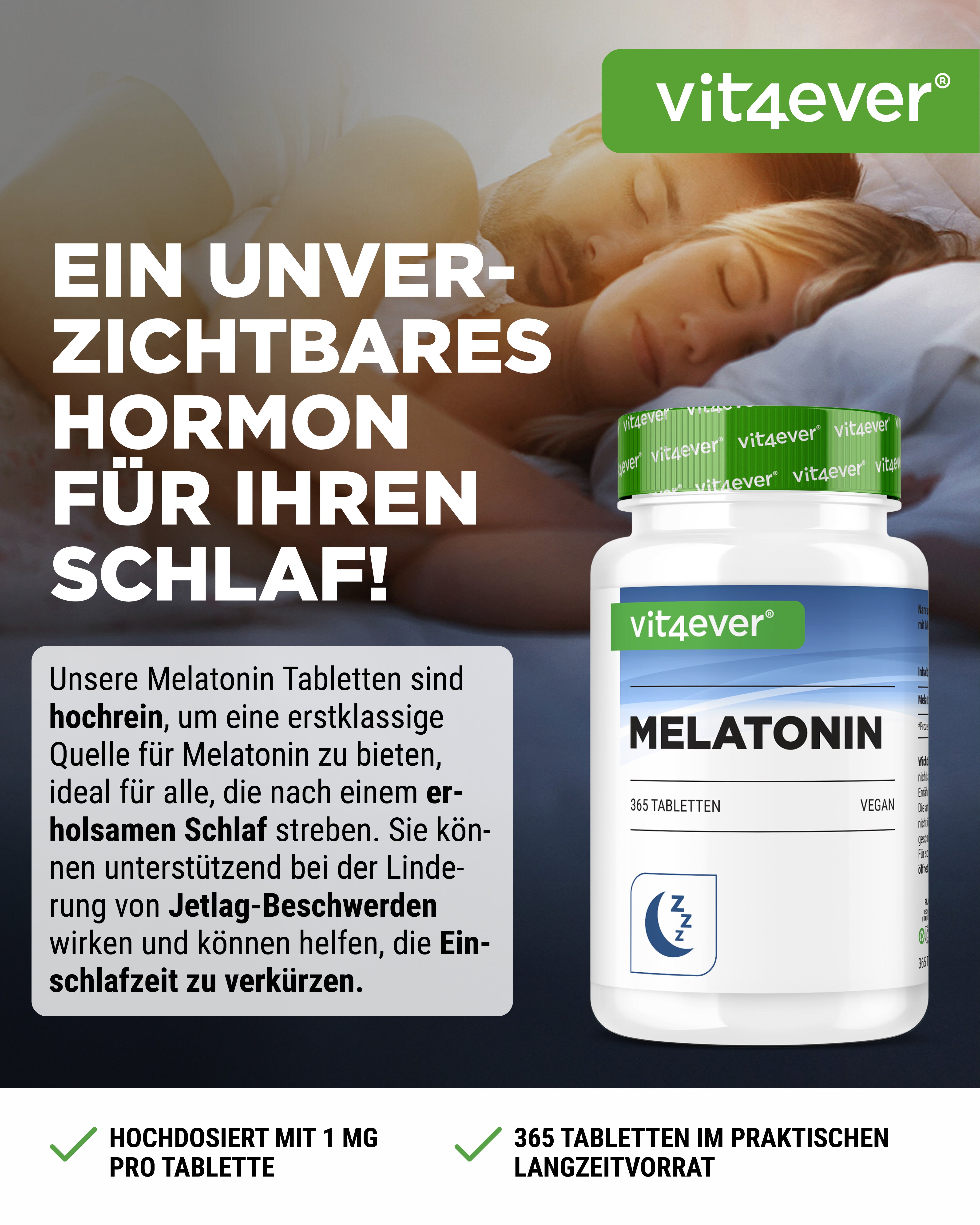 Melatonina - 1 mg - 365 compresse