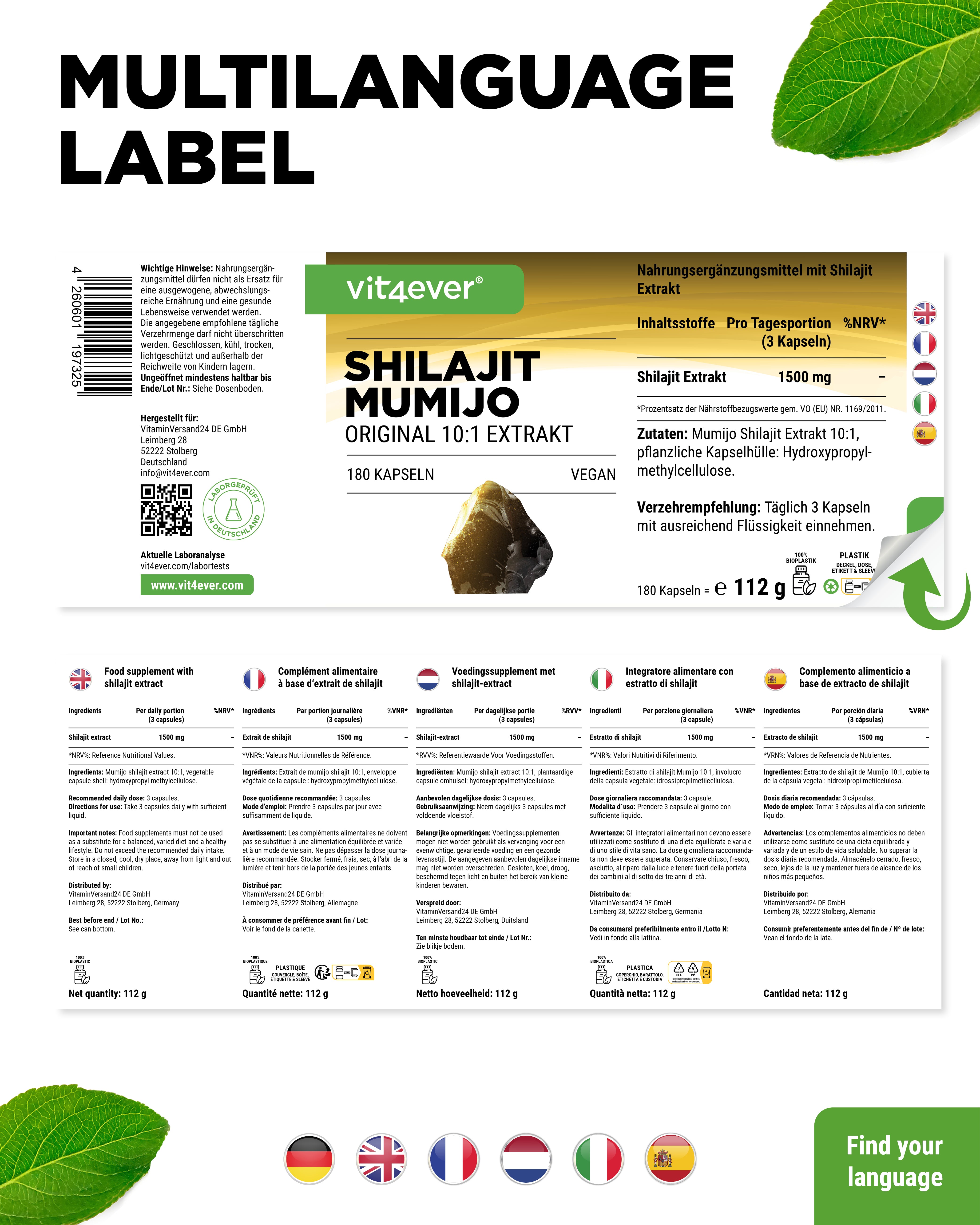 Mumijo Shilajit - 500 mg