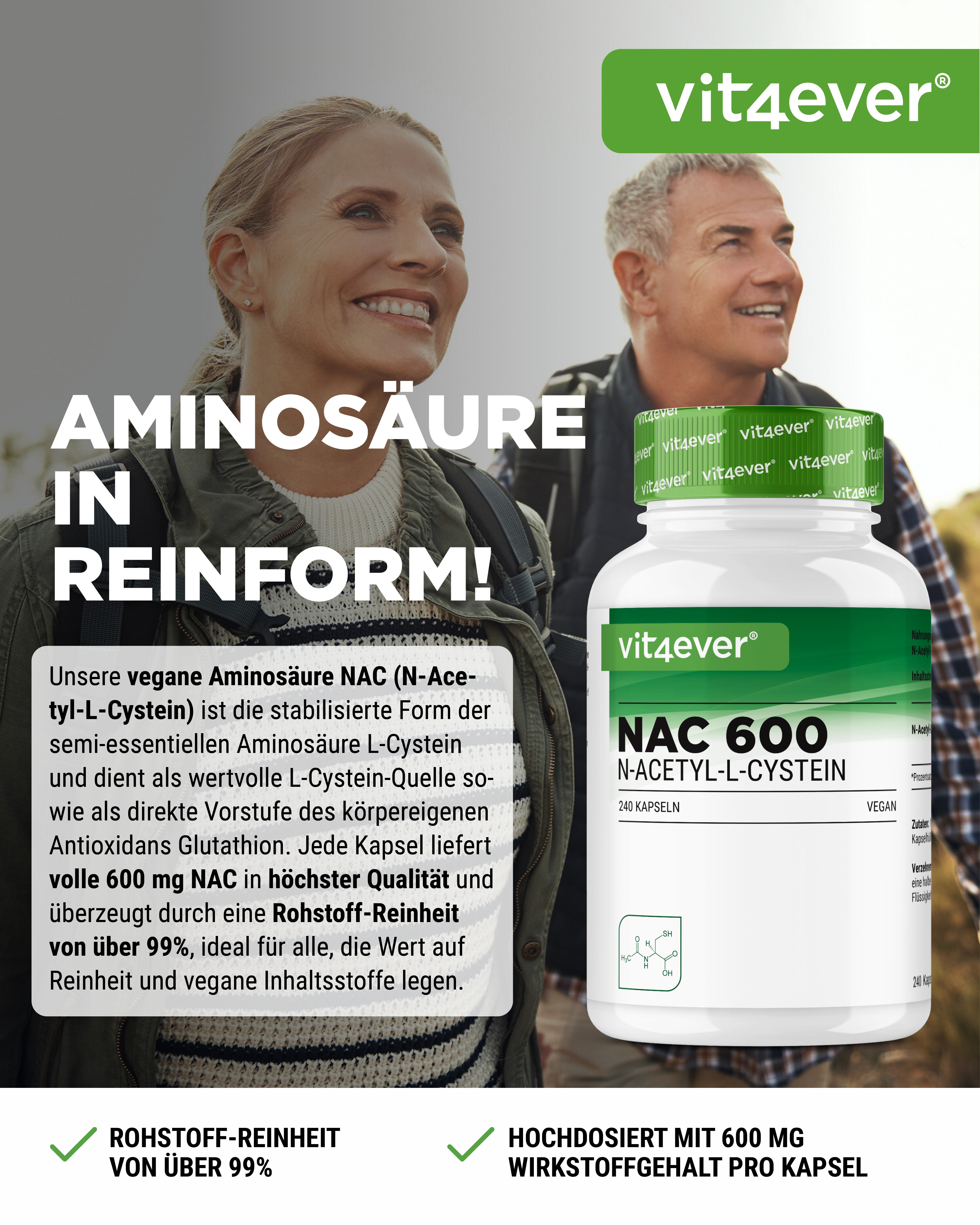 NAC - N-acetil L-cisteína - 600 mg