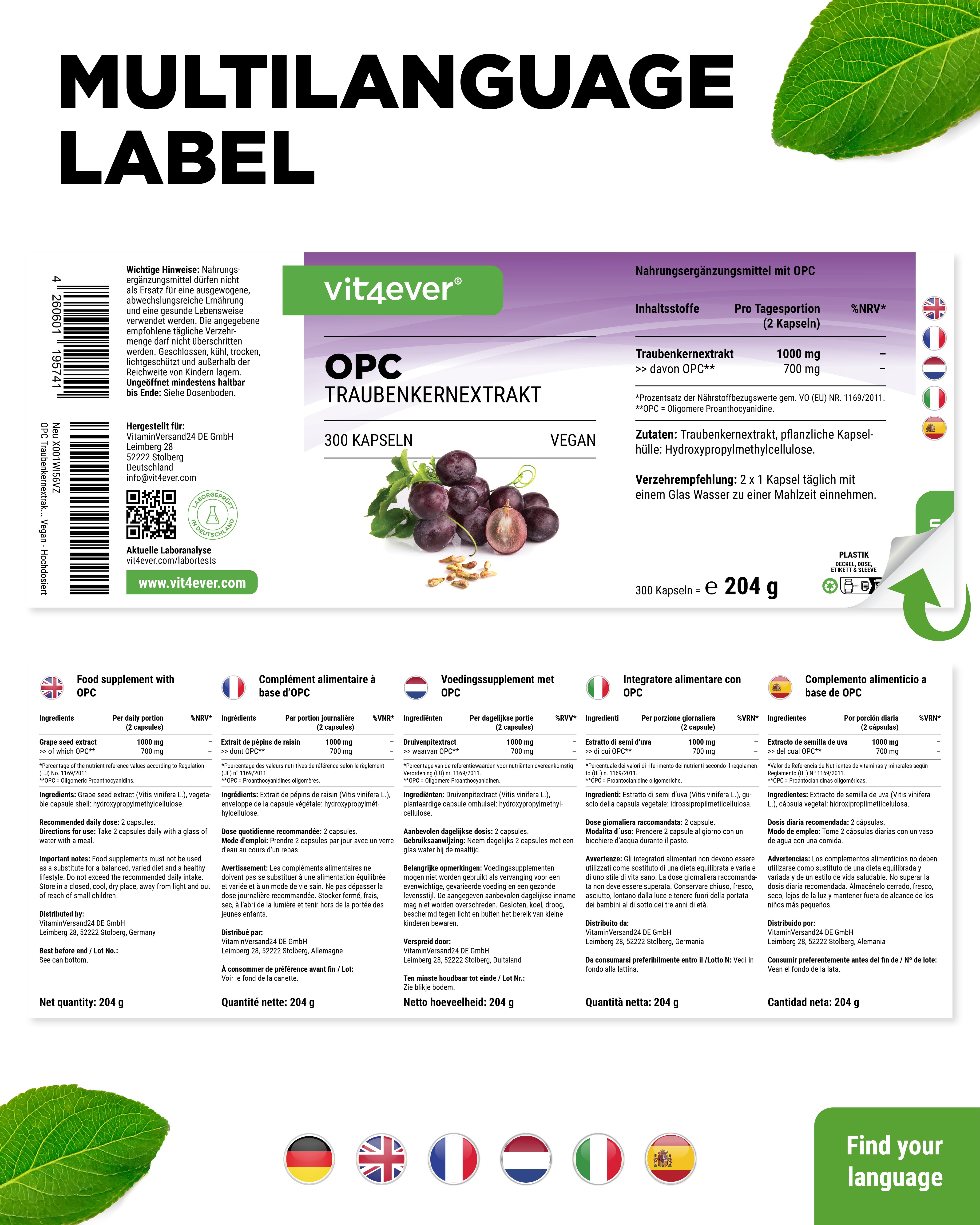 OPC Puro - 500 mg