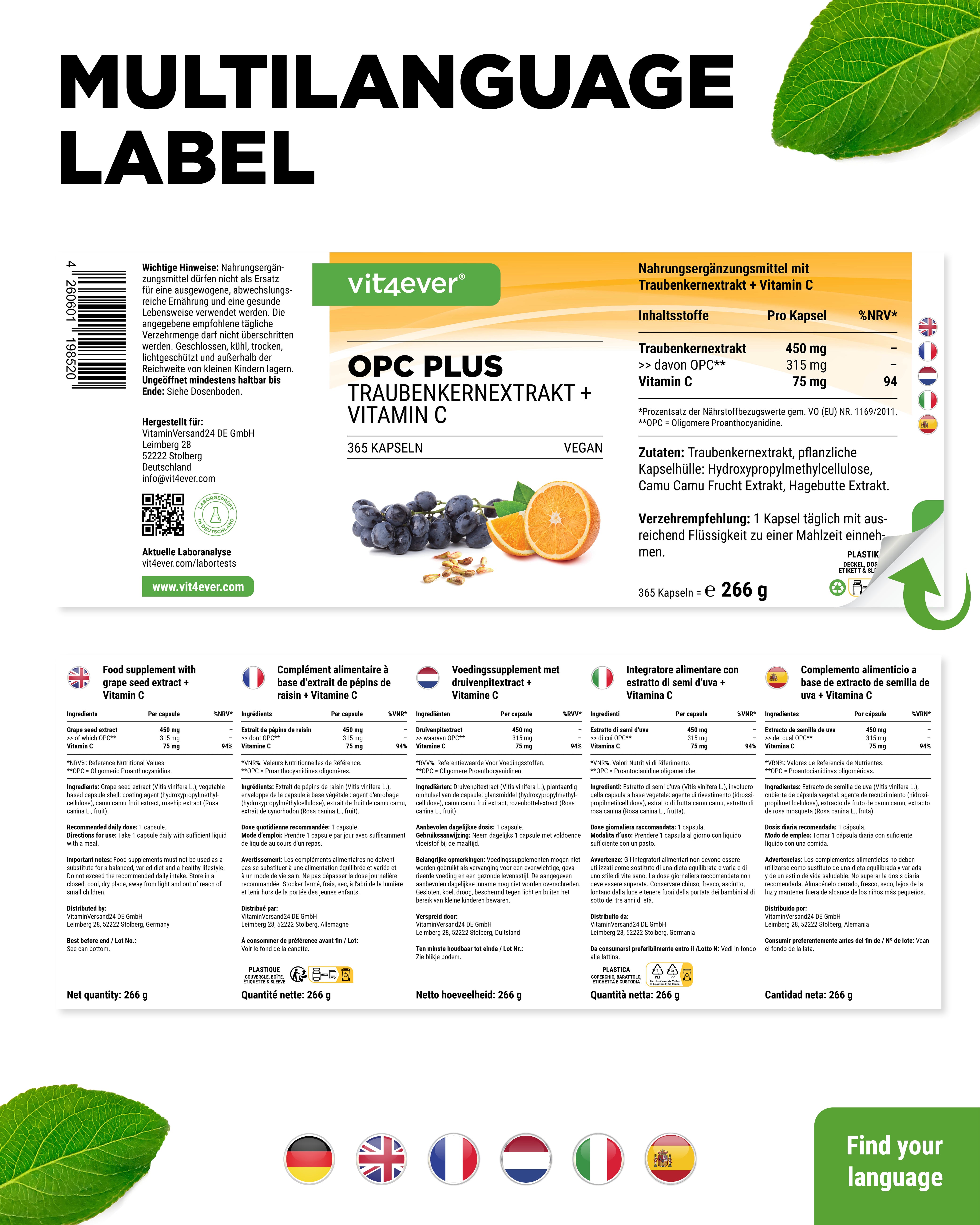 OPC con Vitamina C