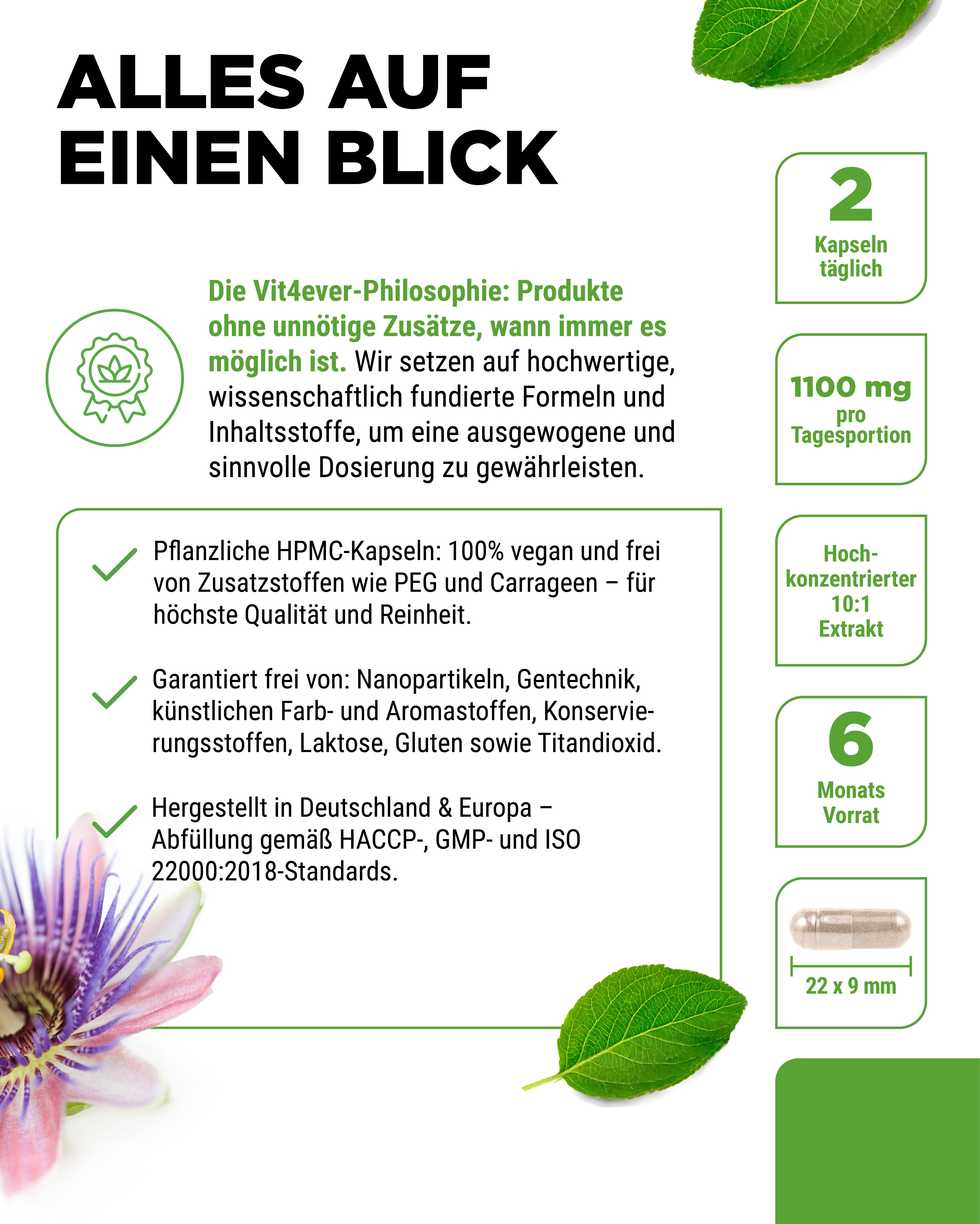 Passiebloem Extract - 365 capsules