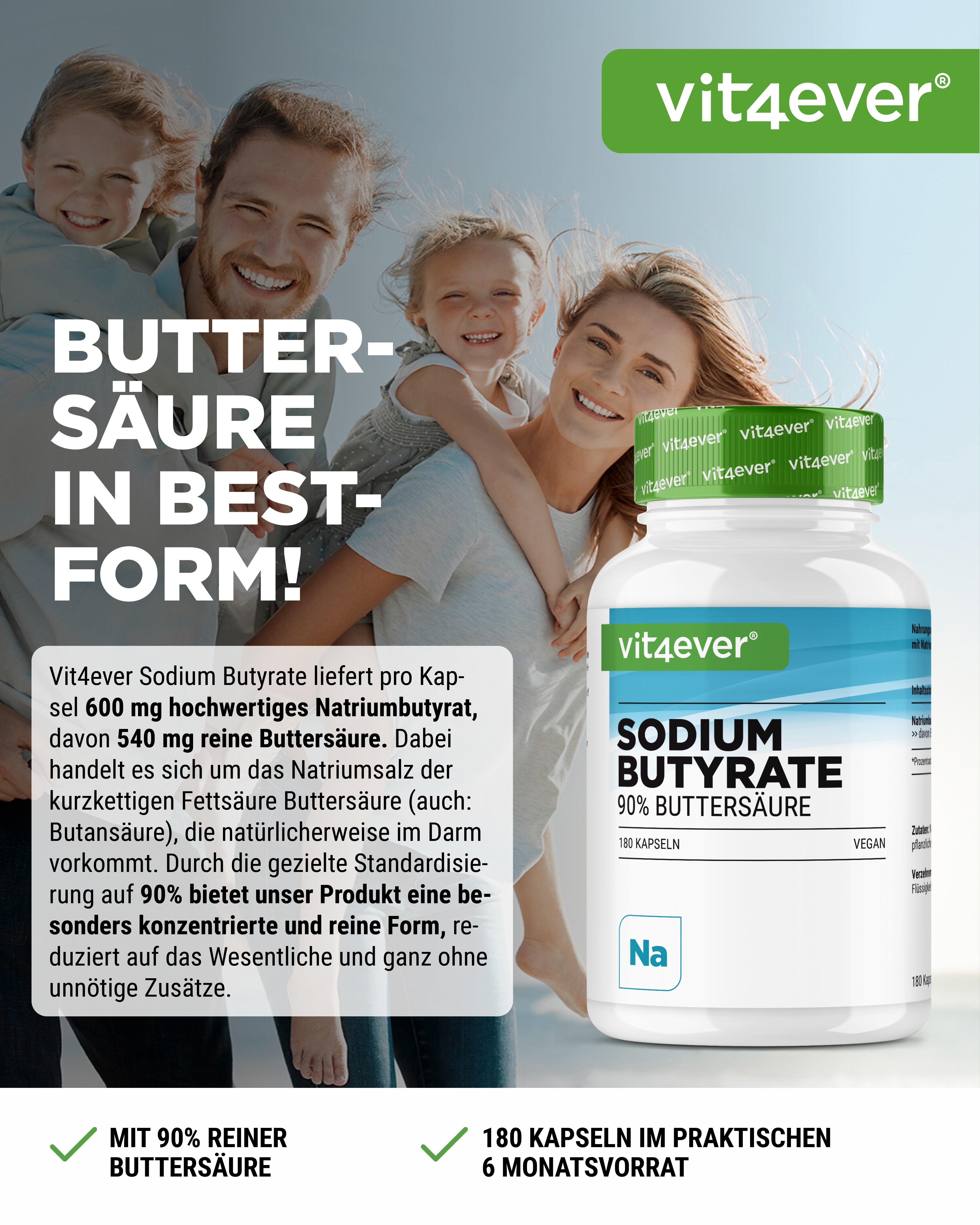 Butyran Sodu - 600 mg