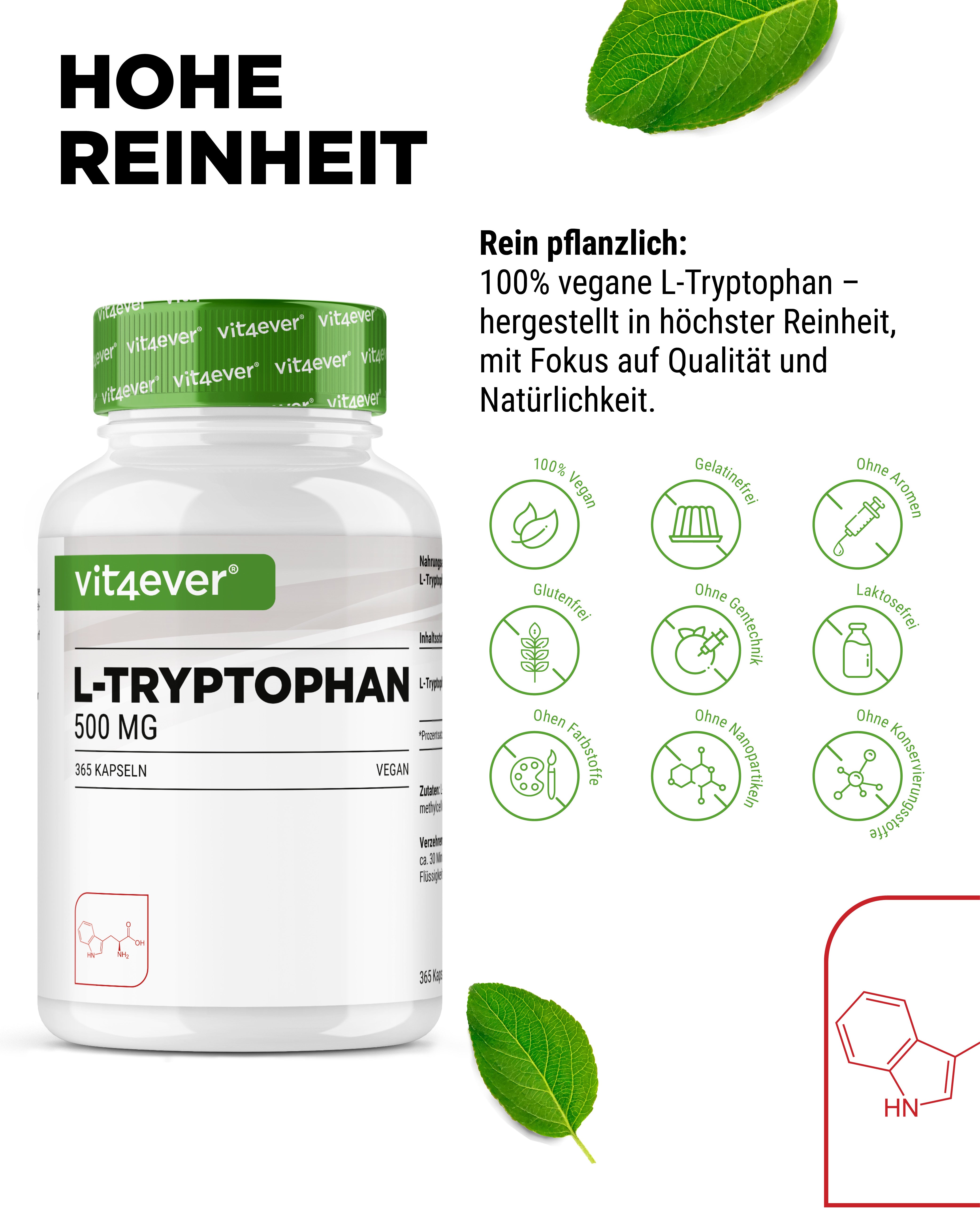L-Tryptofan - 500 mg