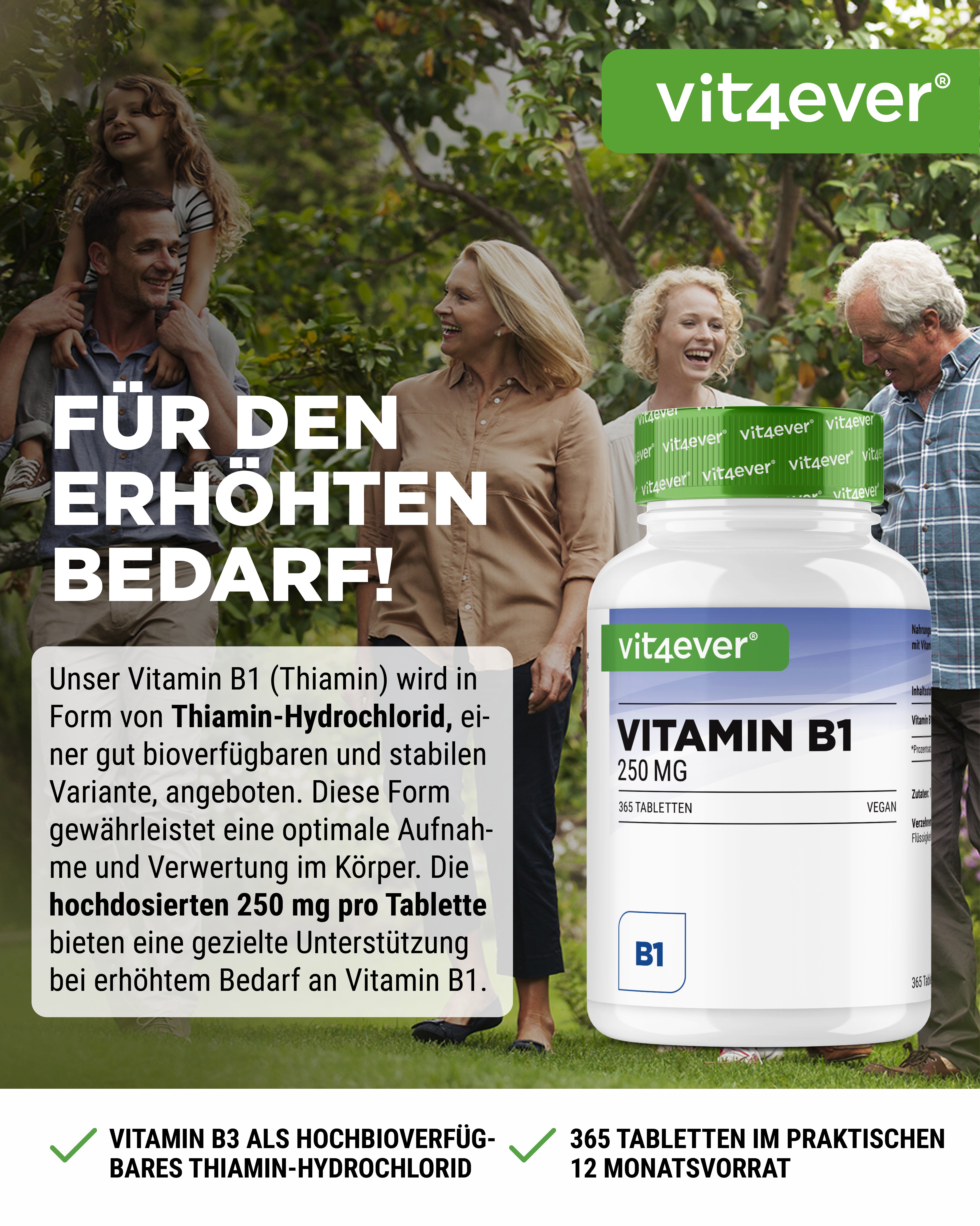 Vitamina B1 Tiamina 250 mg