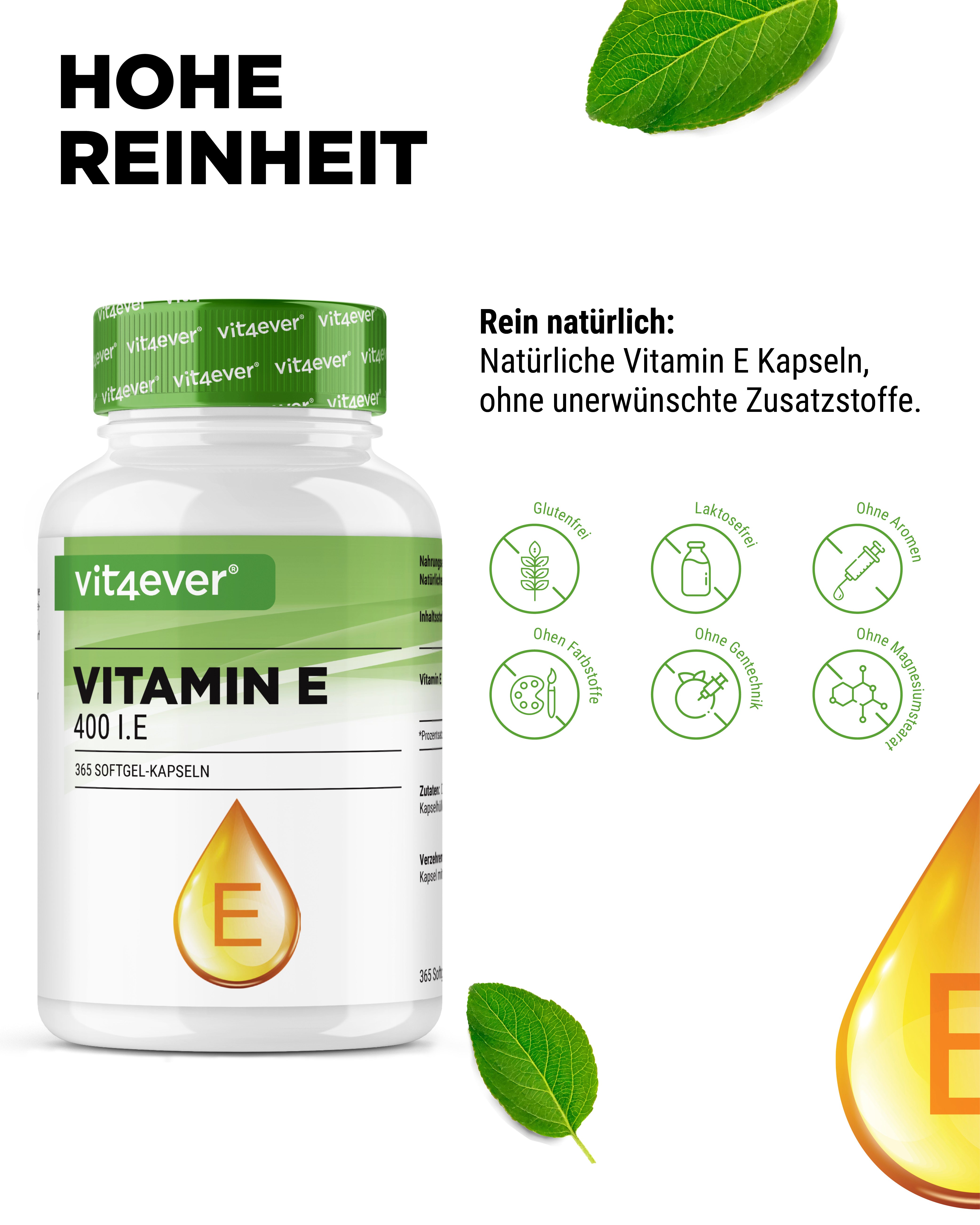 Vitamin E 400 I.E. Softgels