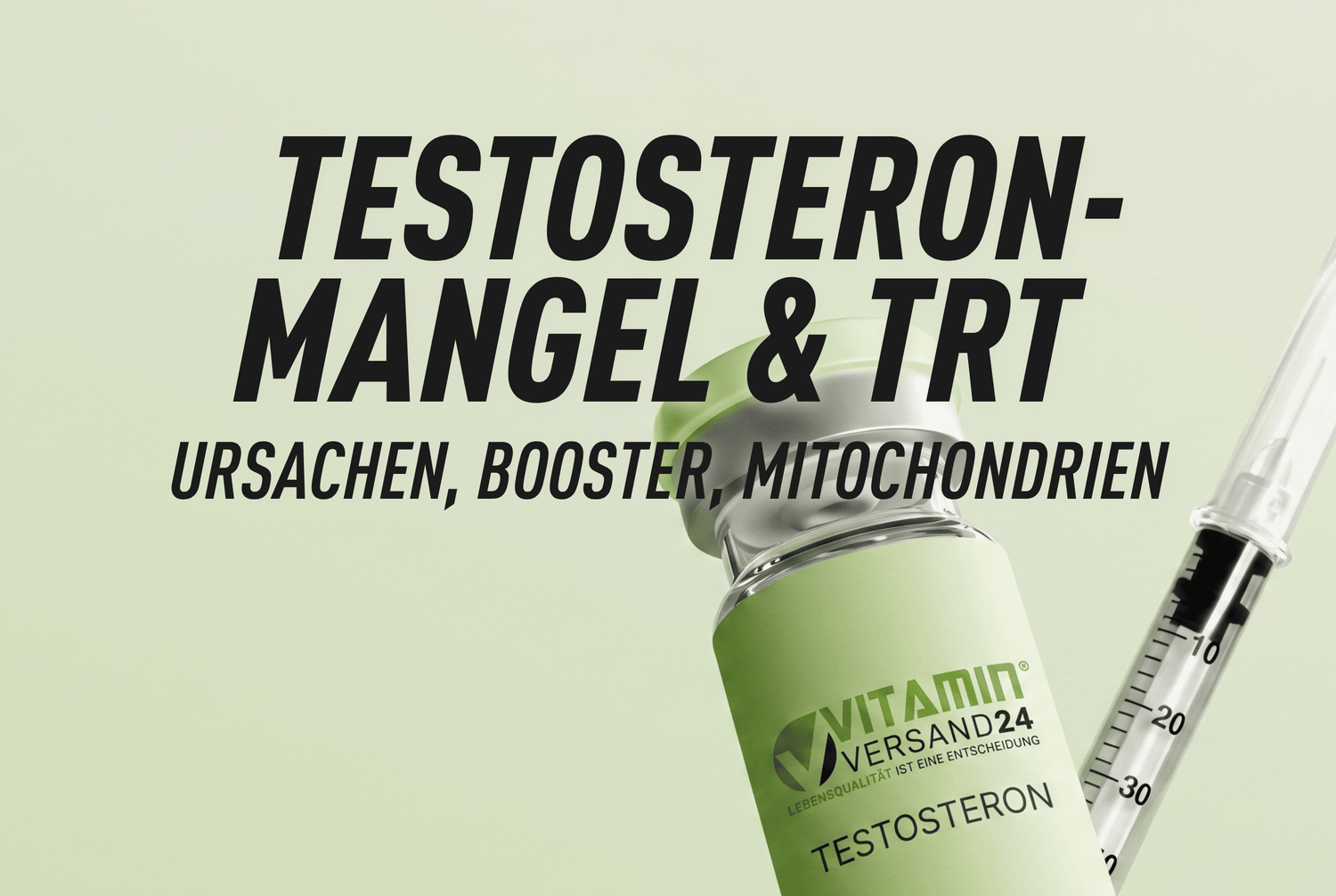 Testosteronmangel & TRT: Ursachen, Booster, Mitochondrien