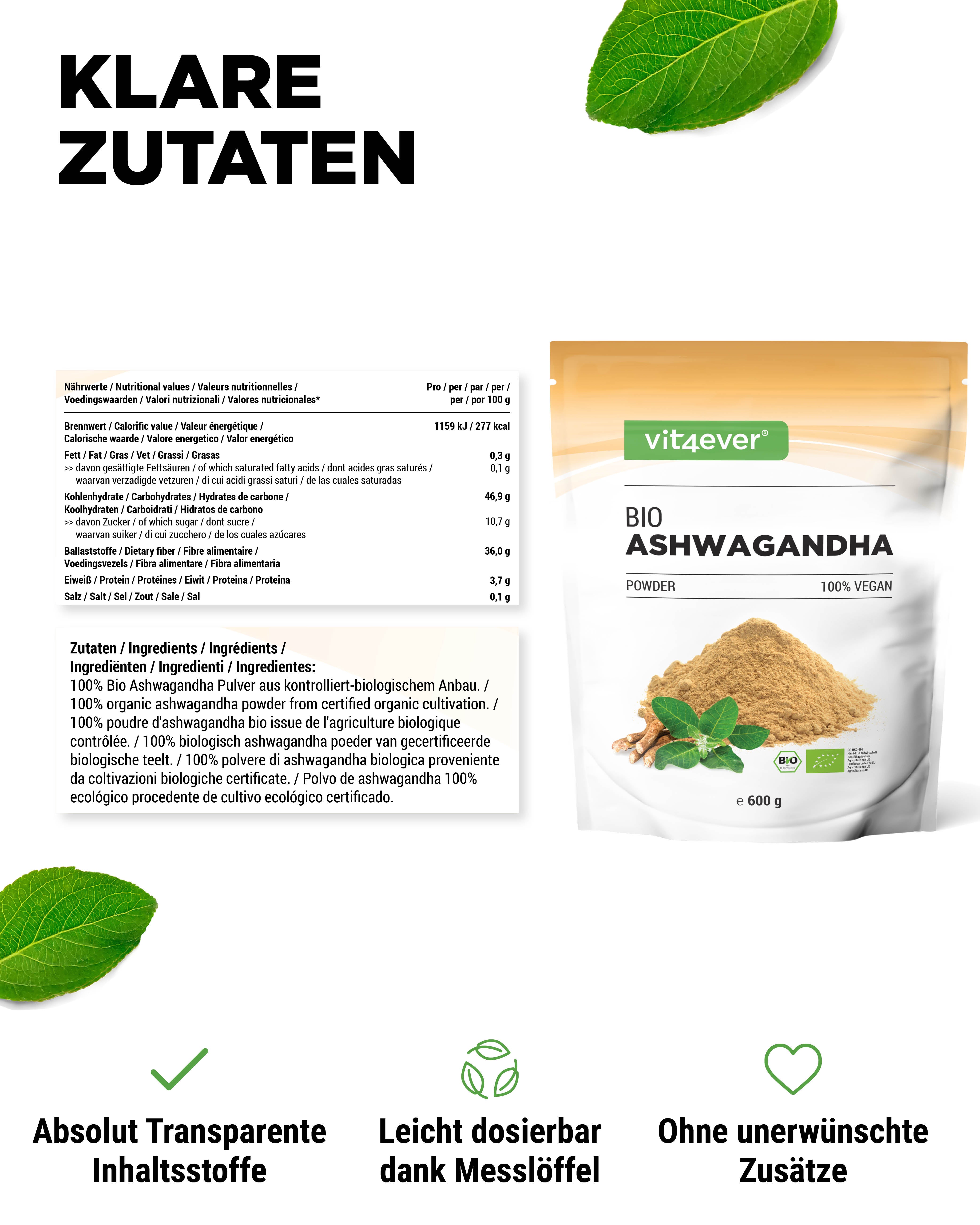 Bio Ashwagandha Poeder