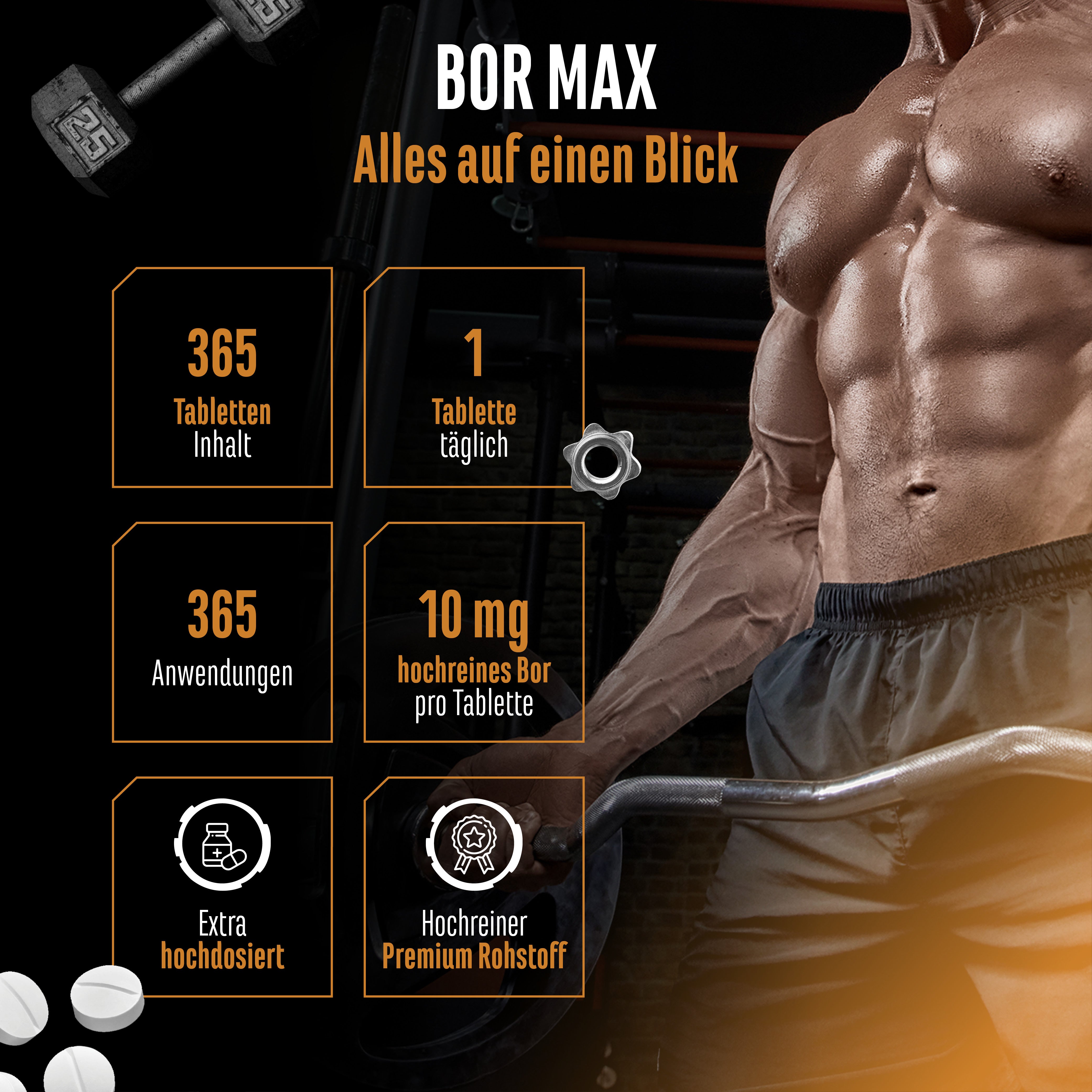 Boro - 10 mg, 365 compresse