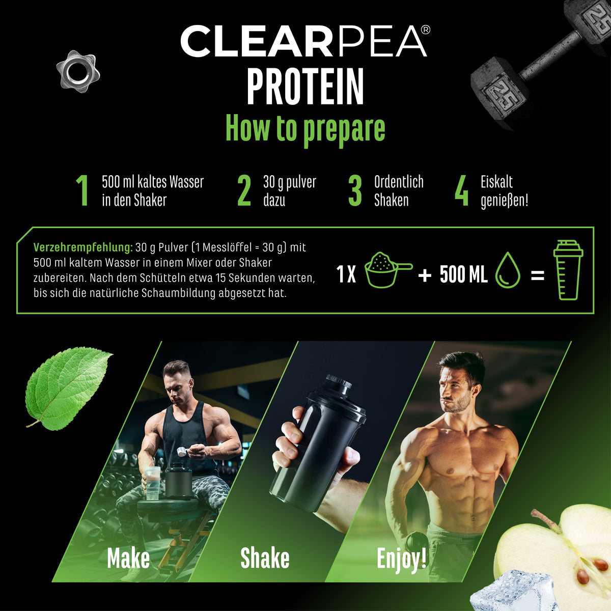 ClearPea® - Vegan Clear Protein - Cola, 454 g
